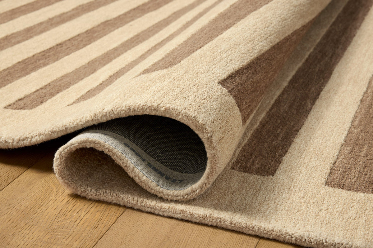 Craven Oatmeal/Bark Rug – detail