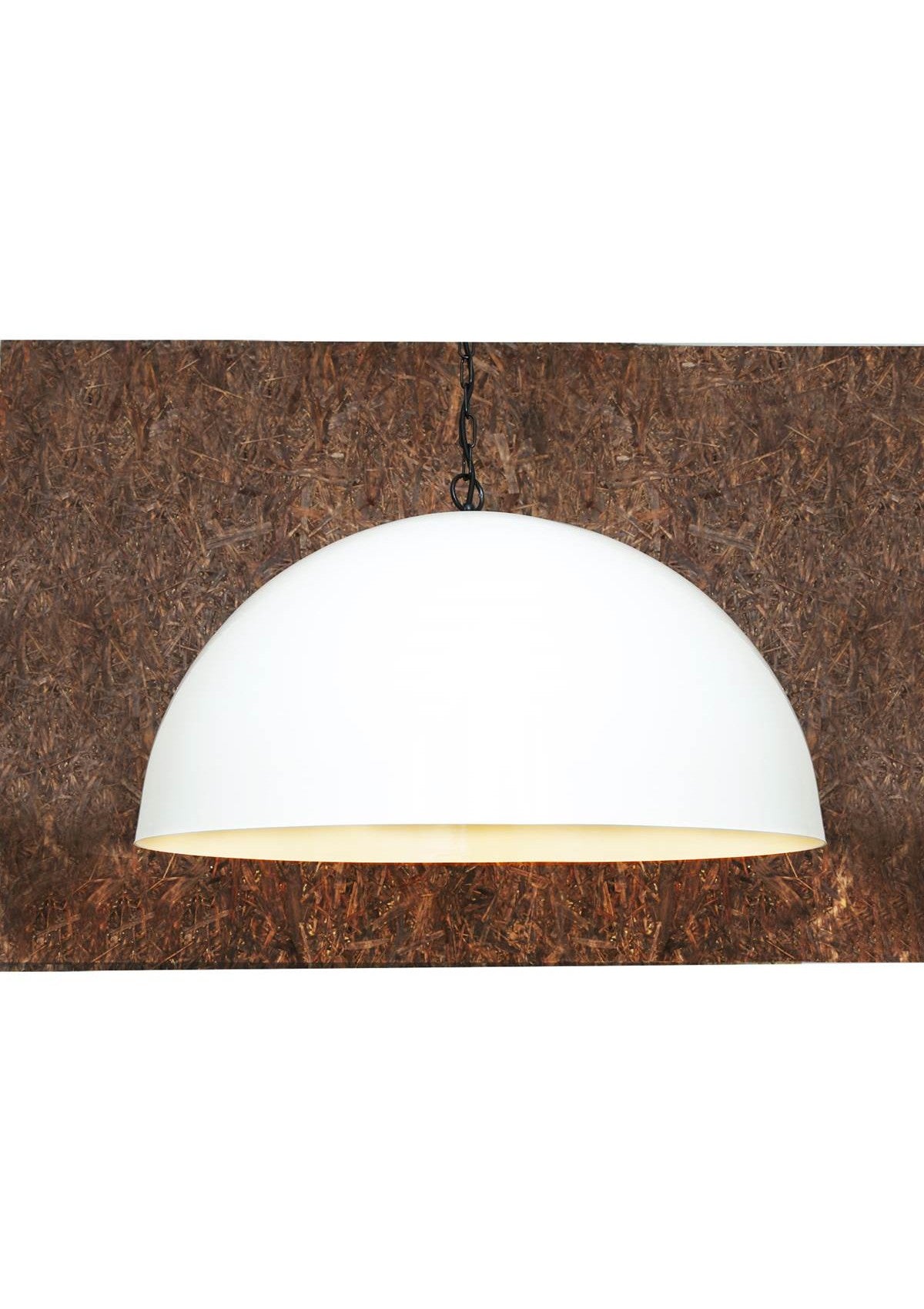 Copenhagen Large Scandinavian Dome Pendant Light – White