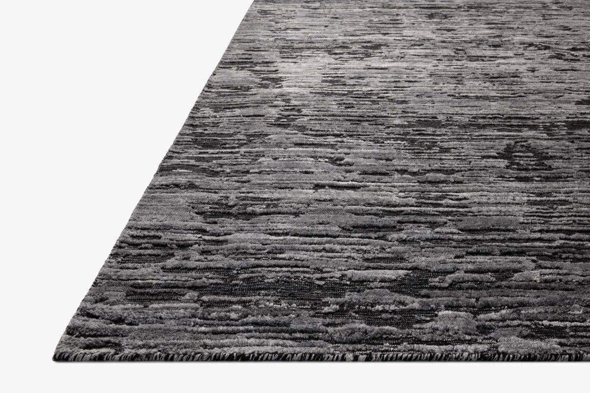 Daniel Charcoal Rug – corner detail