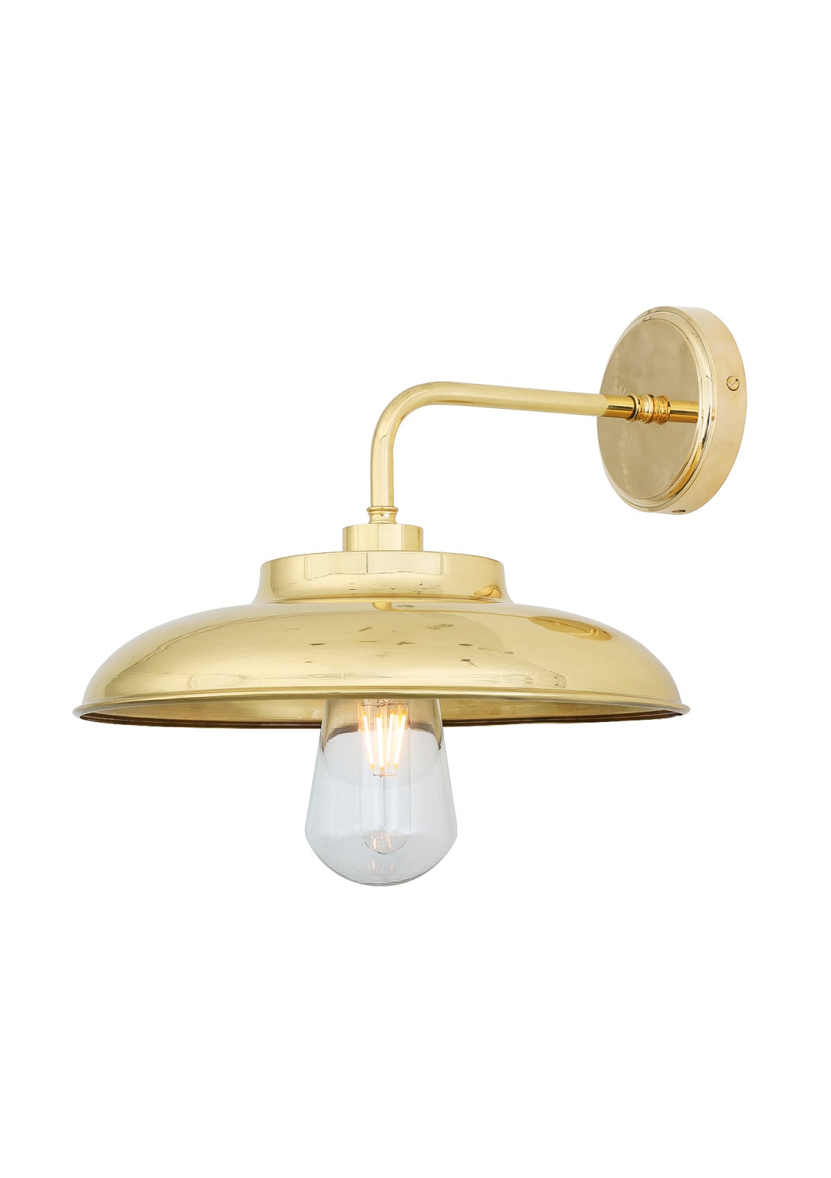 Darya Brass Outdoor Wall Sconce