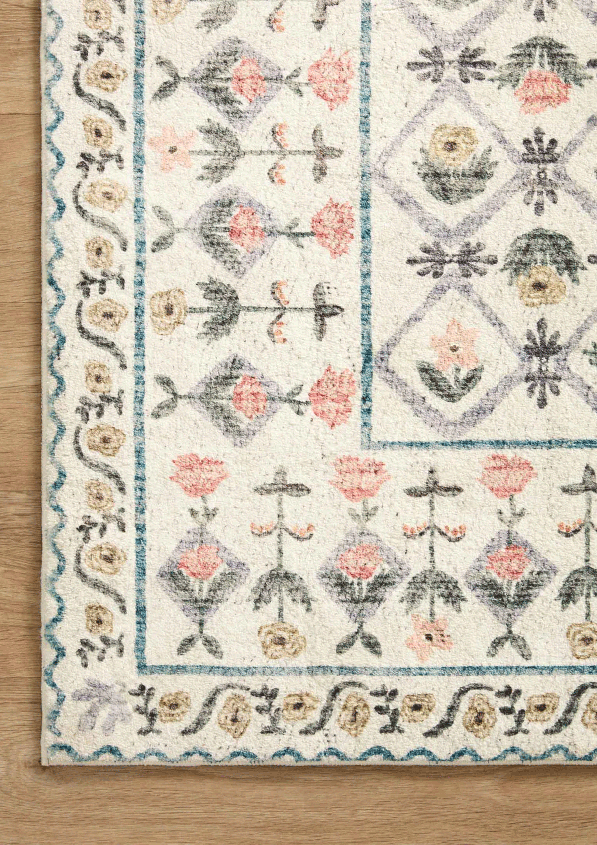 Eden Lattice Ivory Rug
