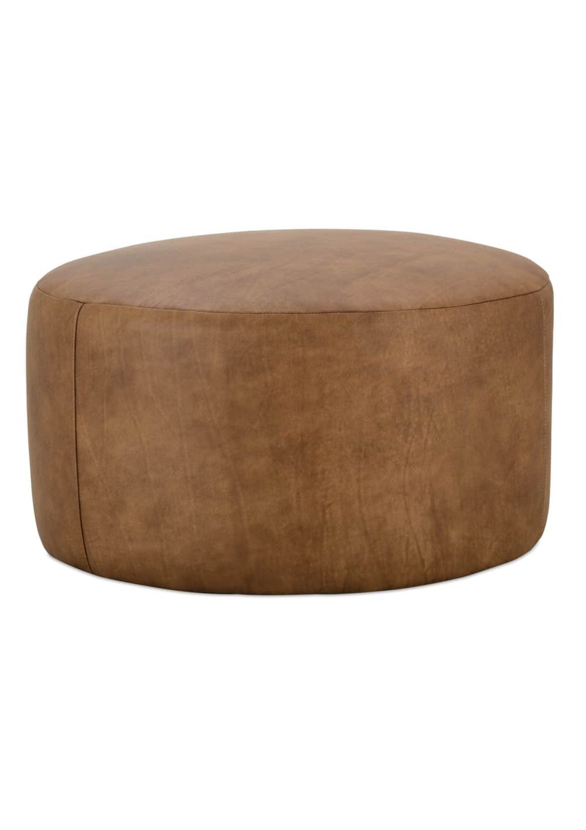 Elio Leather Ottoman