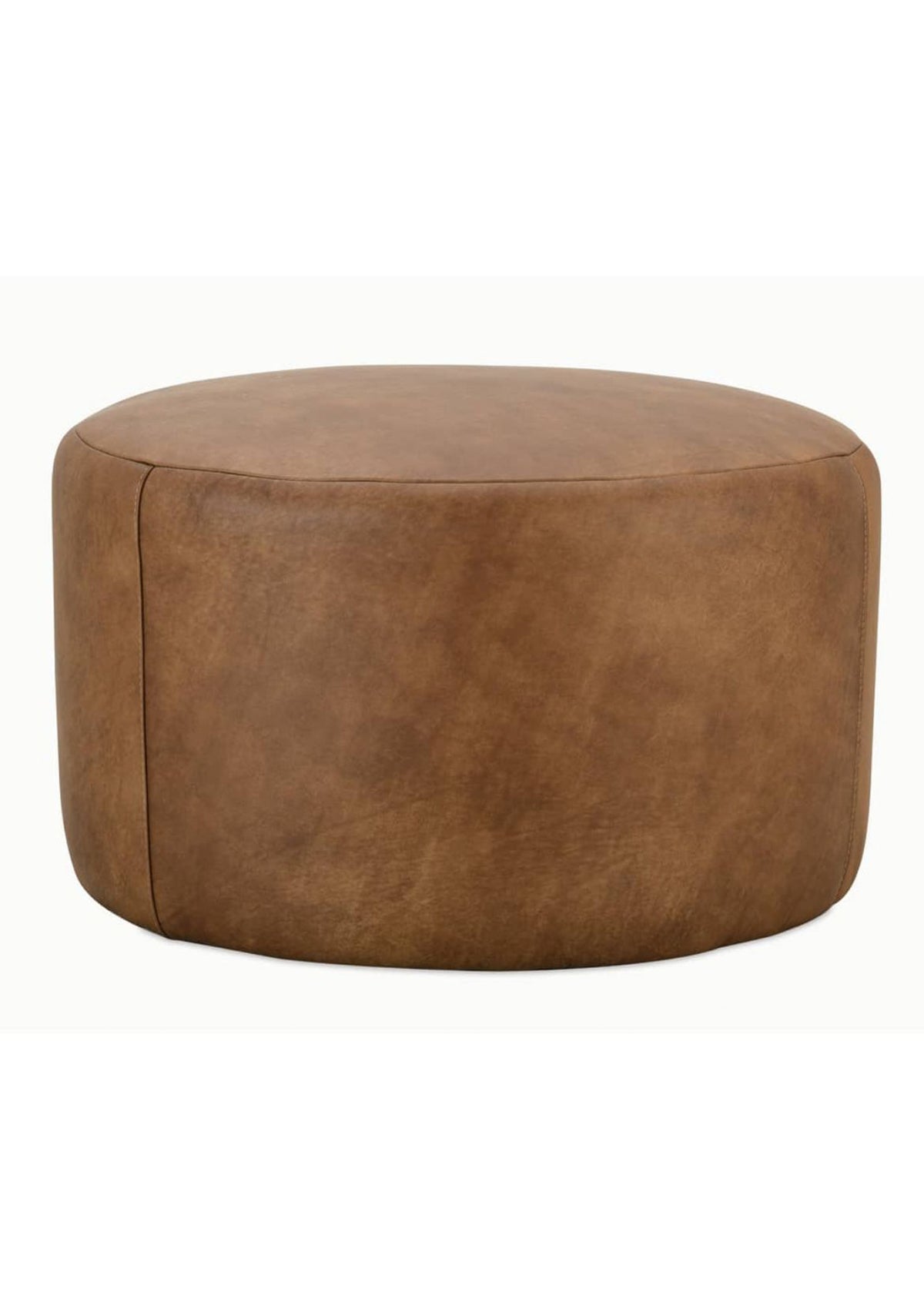 Elio Leather Ottoman