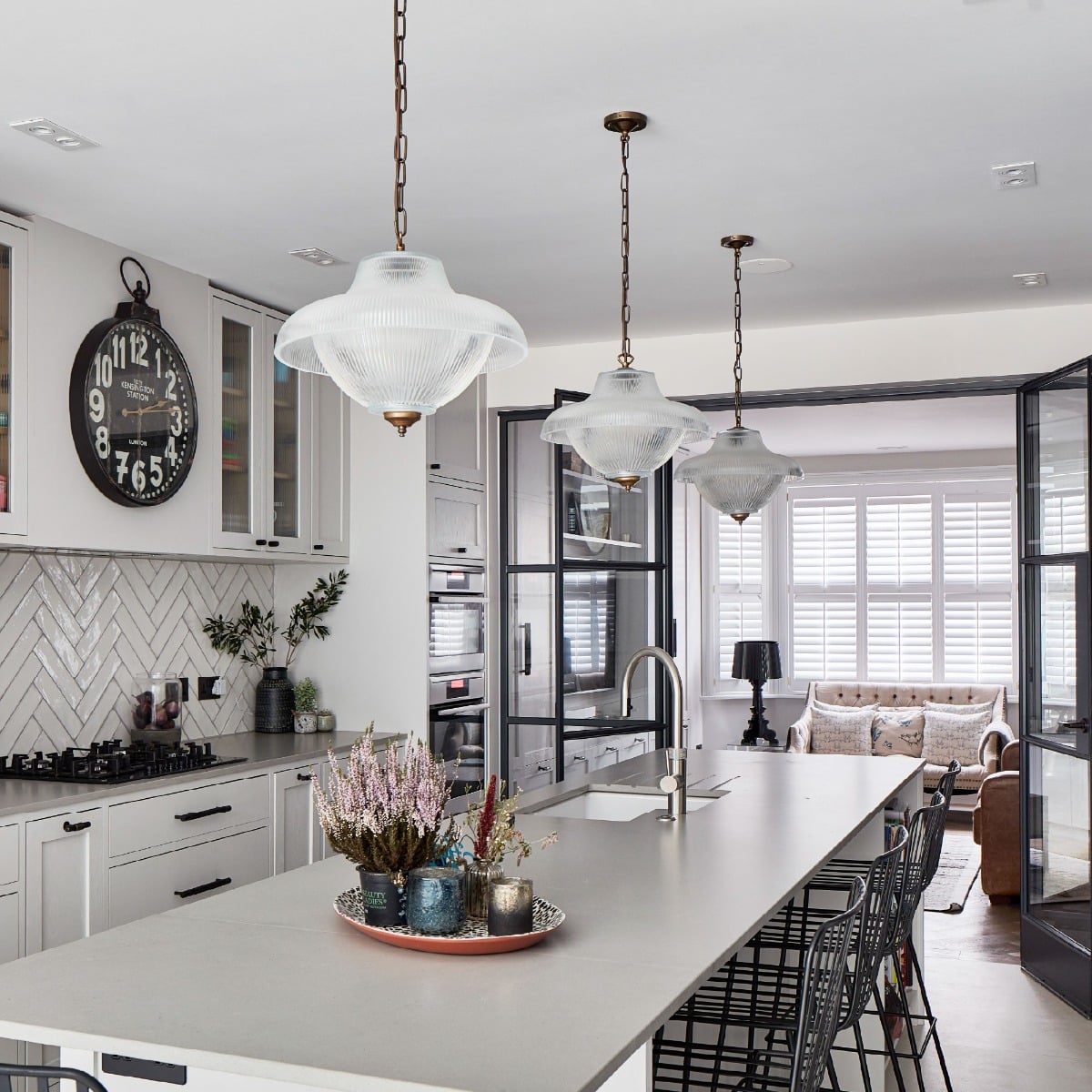 Essence Double Prismatic Pendant Light