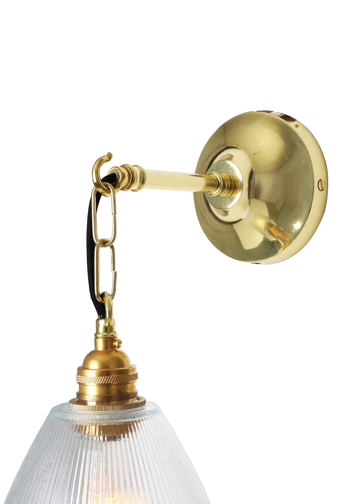Fend Vintage Prismatic Glass Wall Sconce