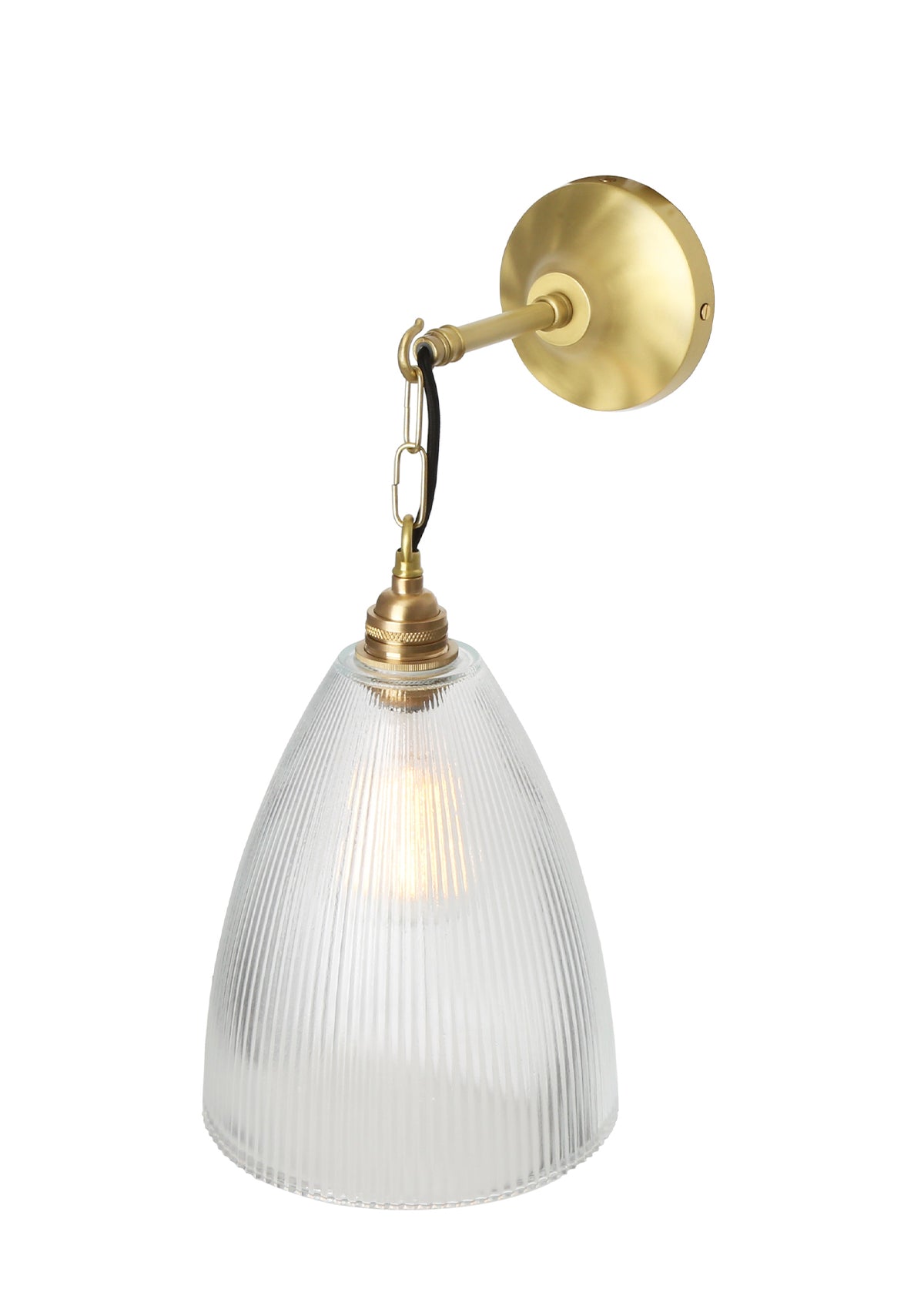 Fend Vintage Prismatic Glass Wall Sconce