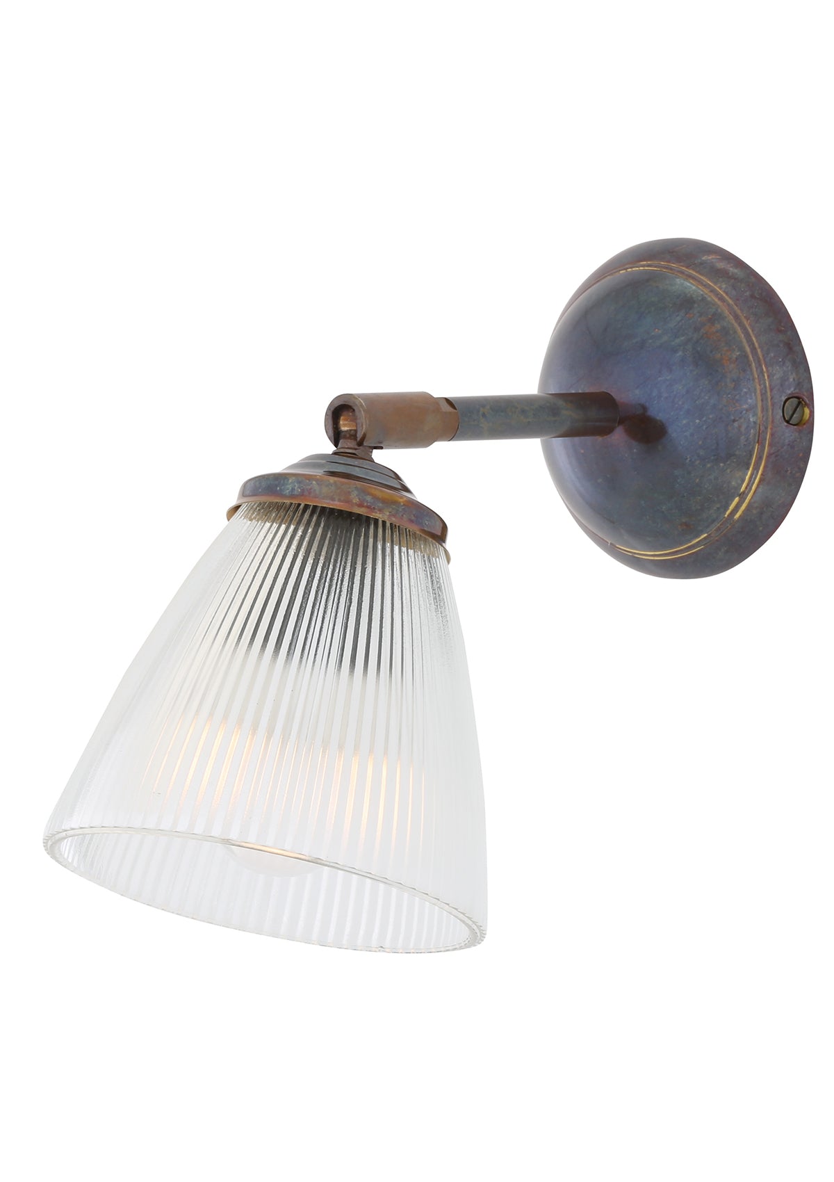 Gadar Vintage Prismatic Glass Wall Sconce