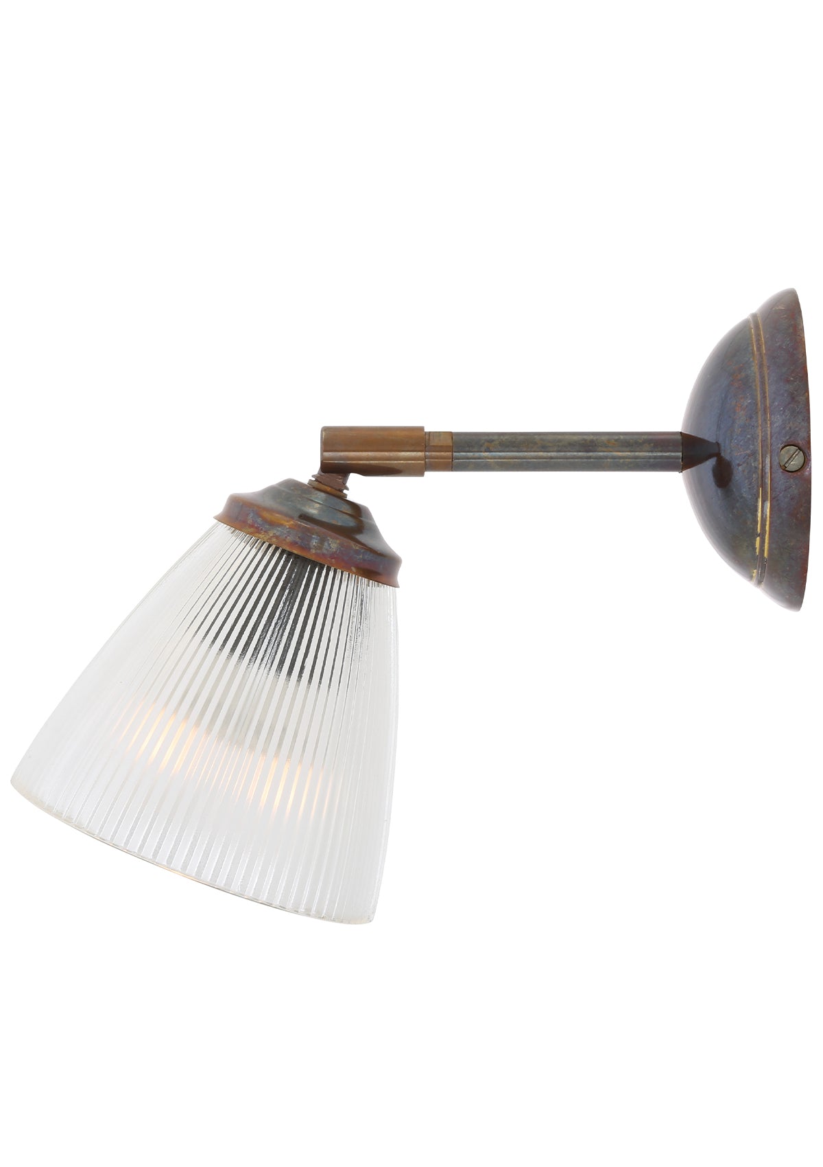 Gadar Vintage Prismatic Glass Wall Sconce