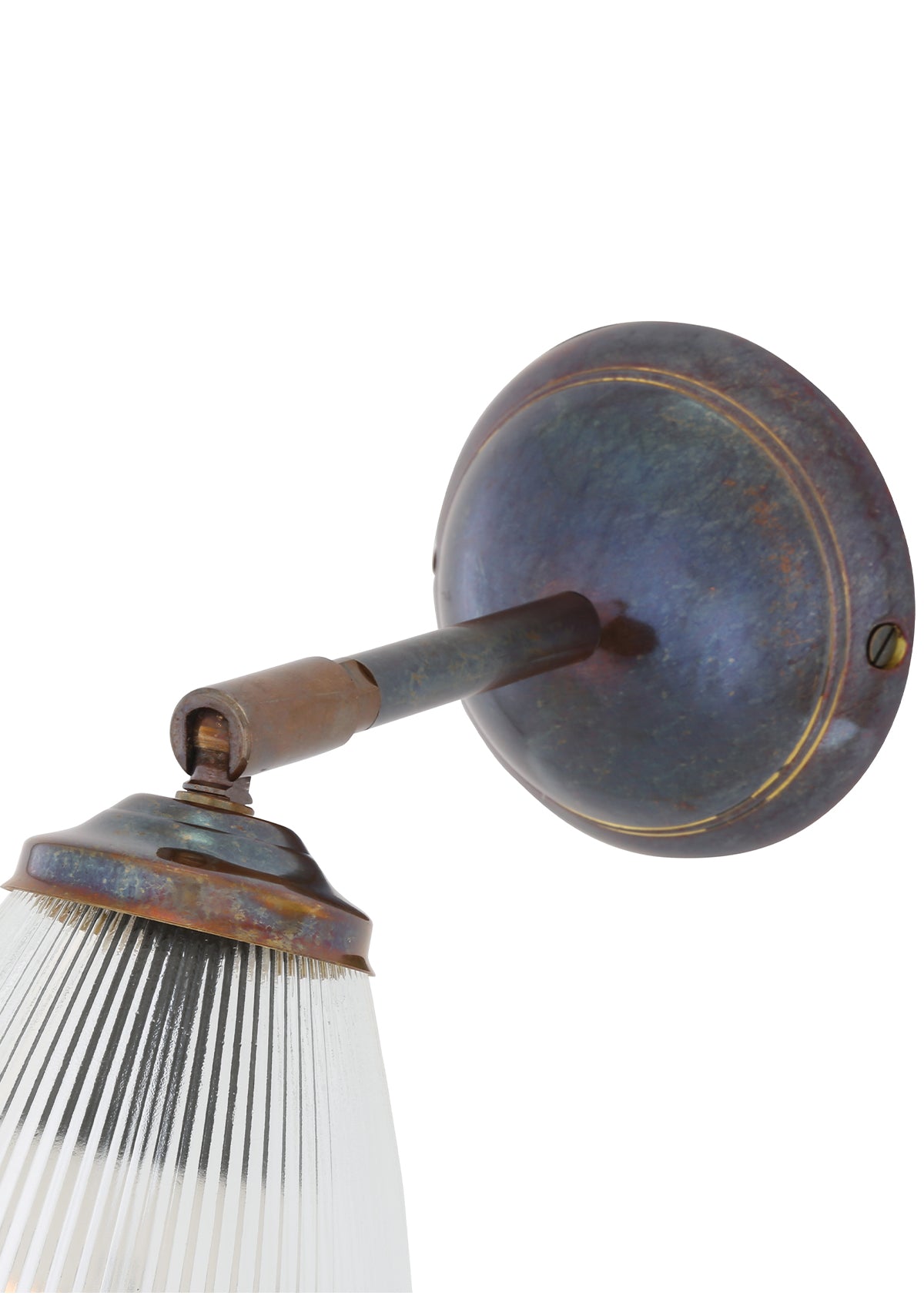Gadar Vintage Prismatic Glass Wall Sconce