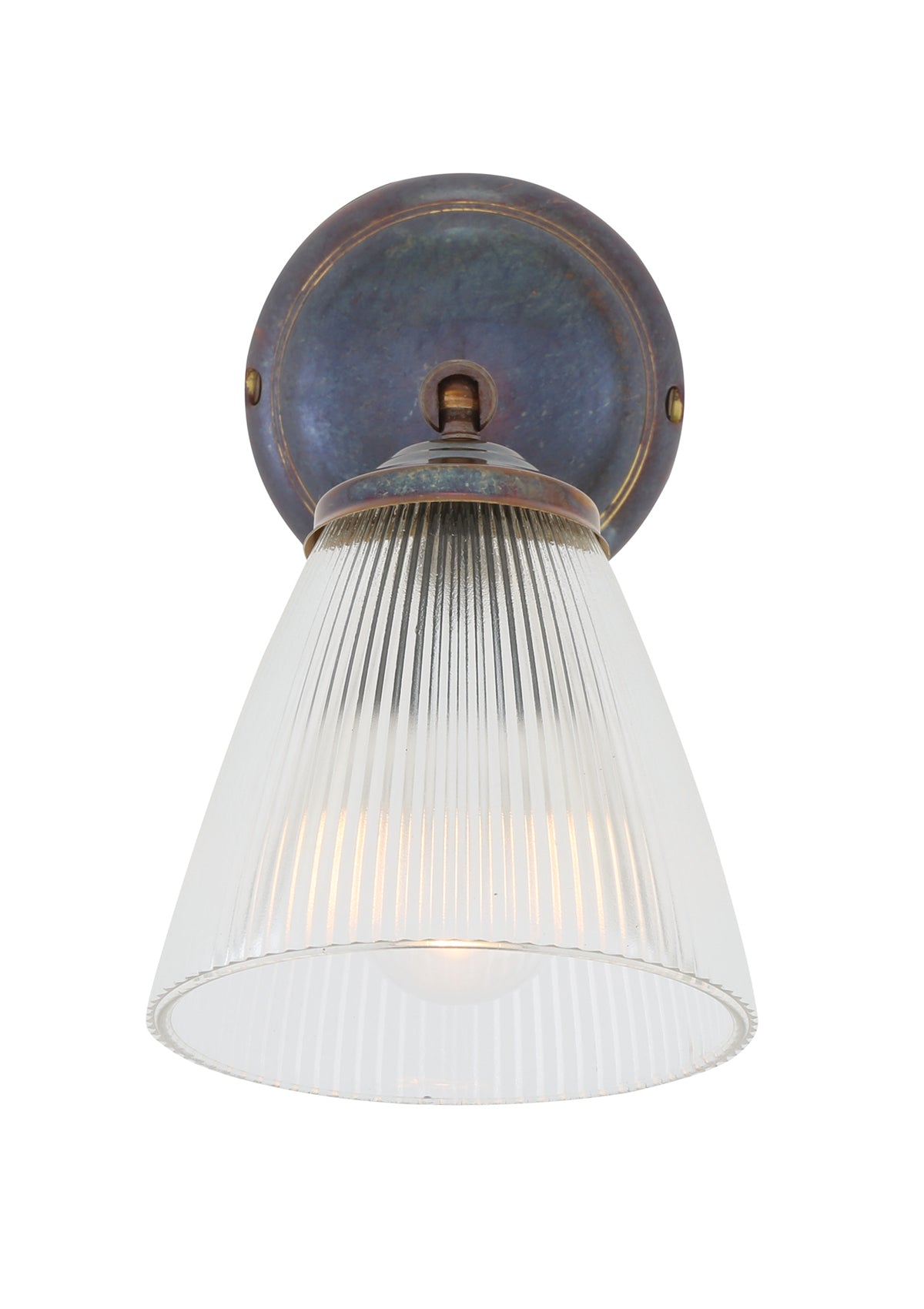 Gadar Vintage Prismatic Glass Wall Sconce