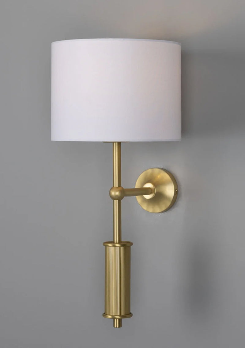 Gorey Contemporary Brass Wall Light