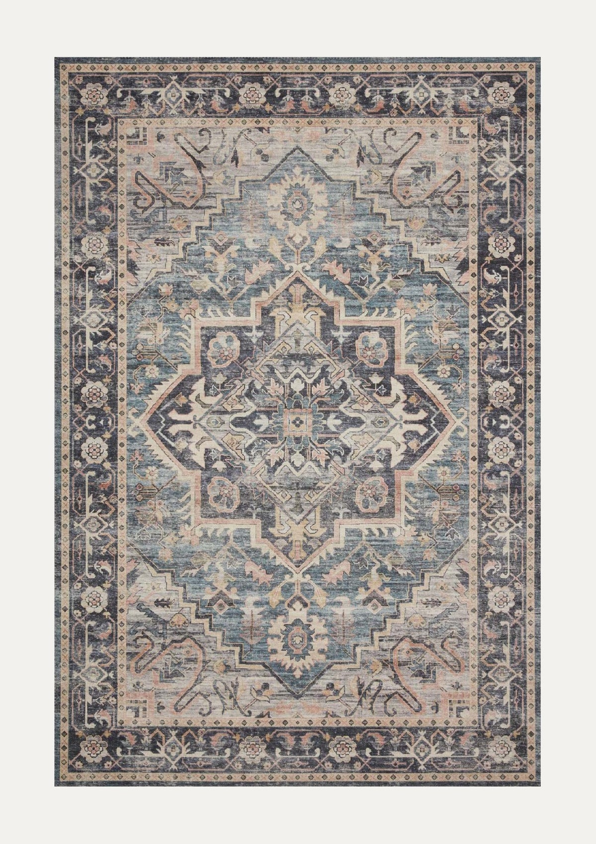 Hathaway Navy/Multi Rug