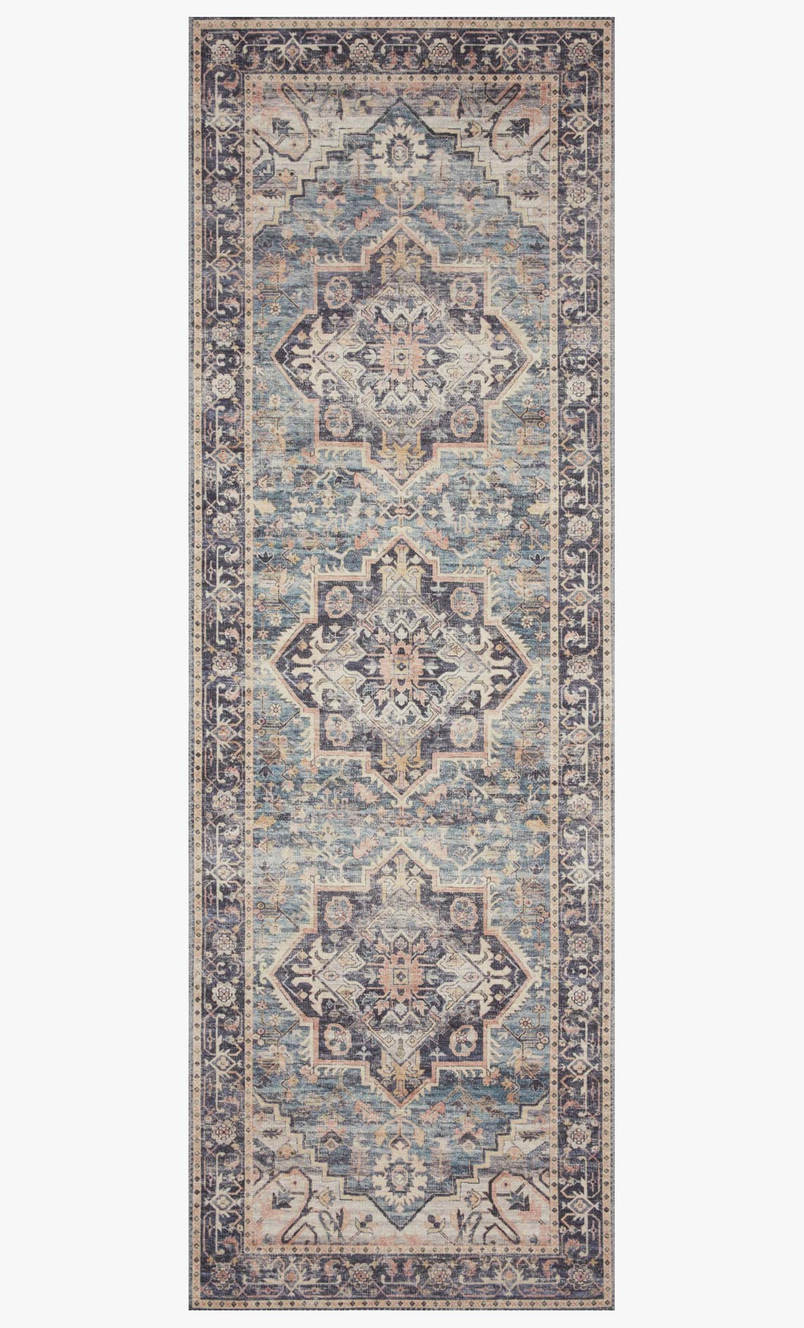Hathaway Navy/Multi Rug – detail