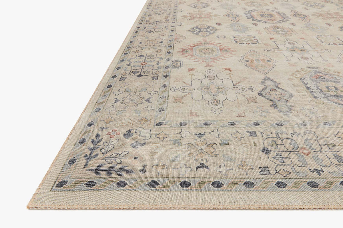 Hathaway Beige/Multi Rug – corner detail