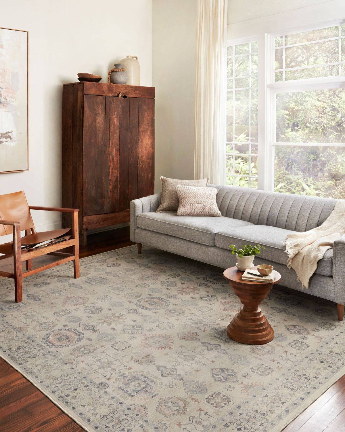 Hathaway Beige/Multi Rug – room scene