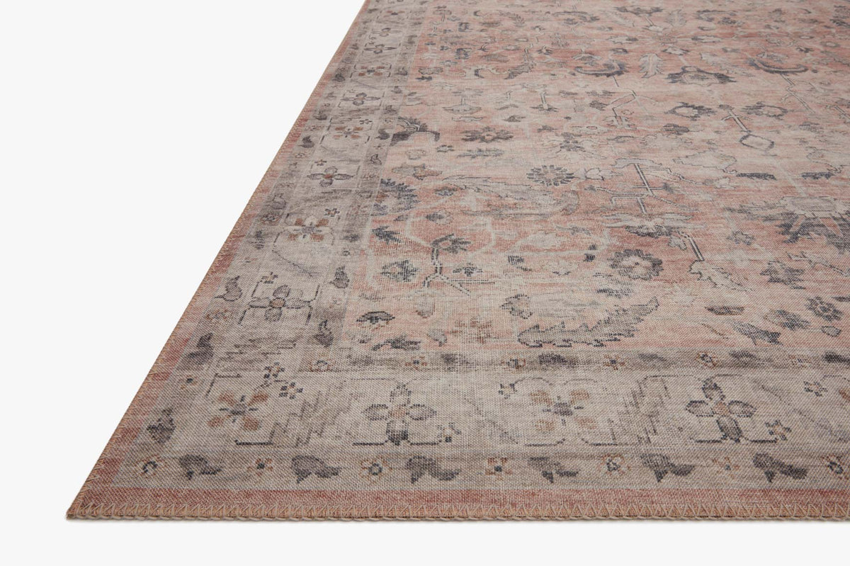 Hathaway Blush/Multi Rug – corner detail