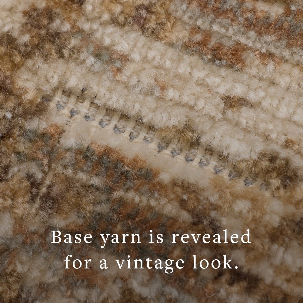 Heritage Clay/Natural Rug – detail