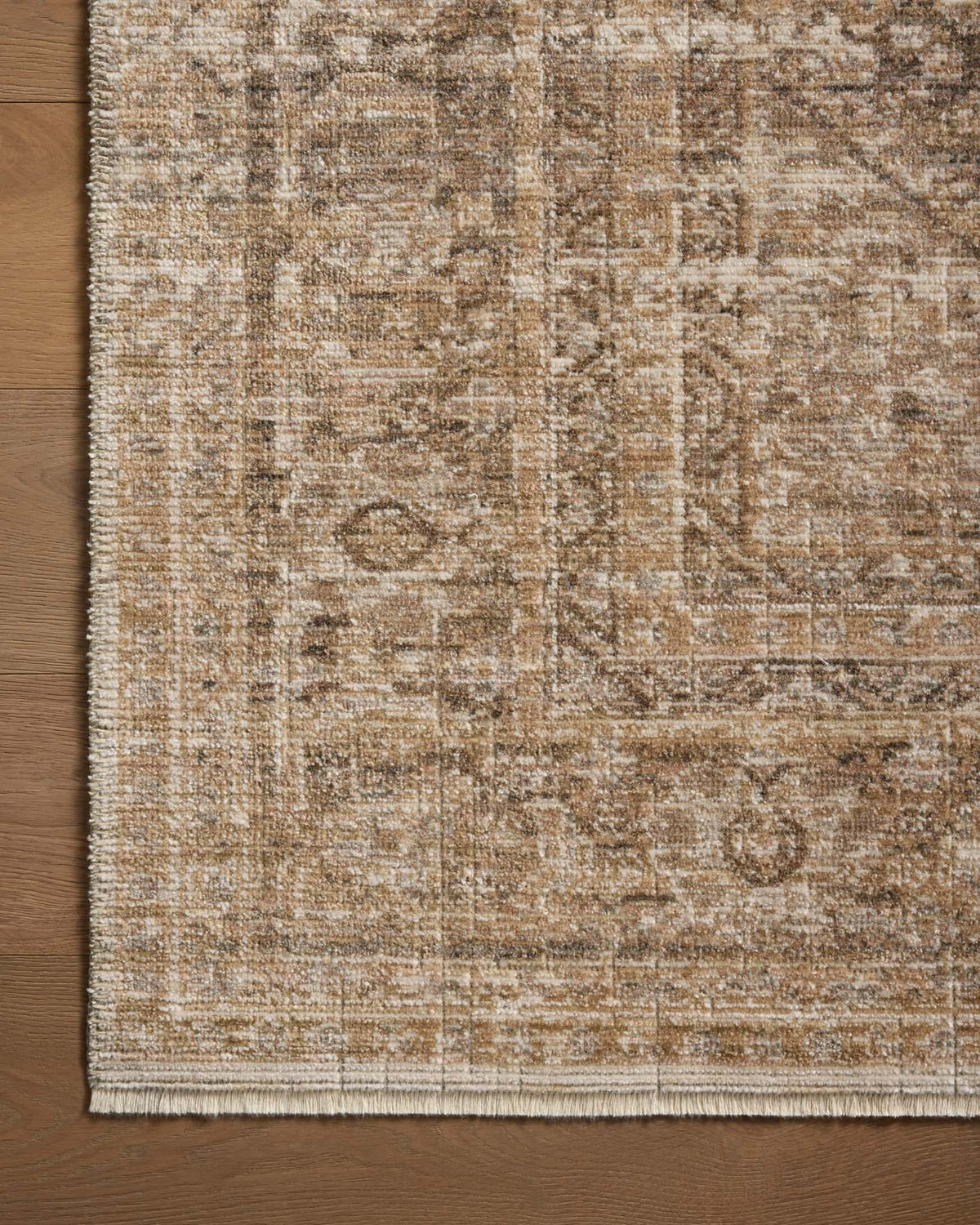 Heritage Clay/Natural Rug – detail