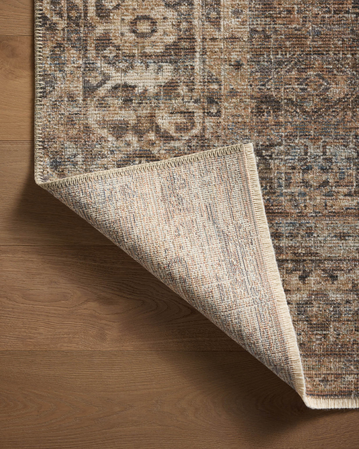 Heritage Mocha/Denim Rug – detail
