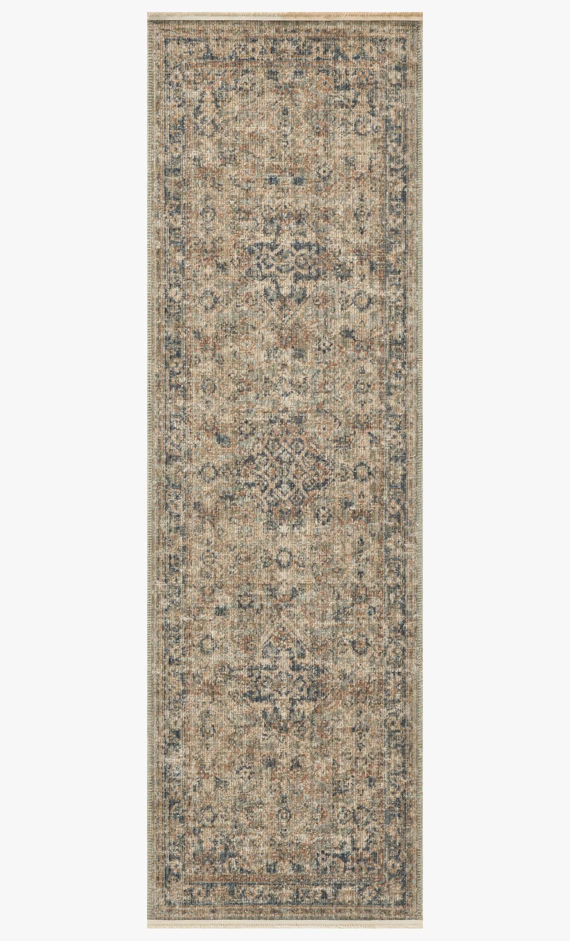 Heritage Sage/Navy Rug – detail