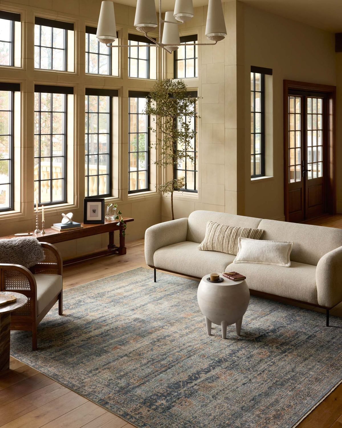 Heritage Sky/Sunset Rug – room scene