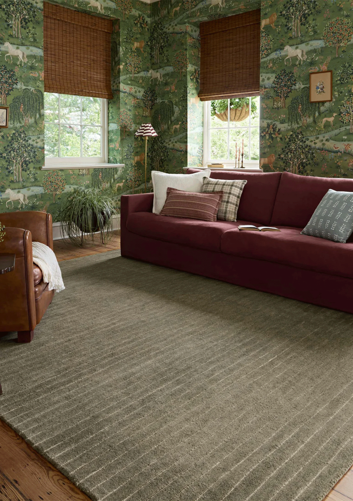 Henry Olive Ivory Rug