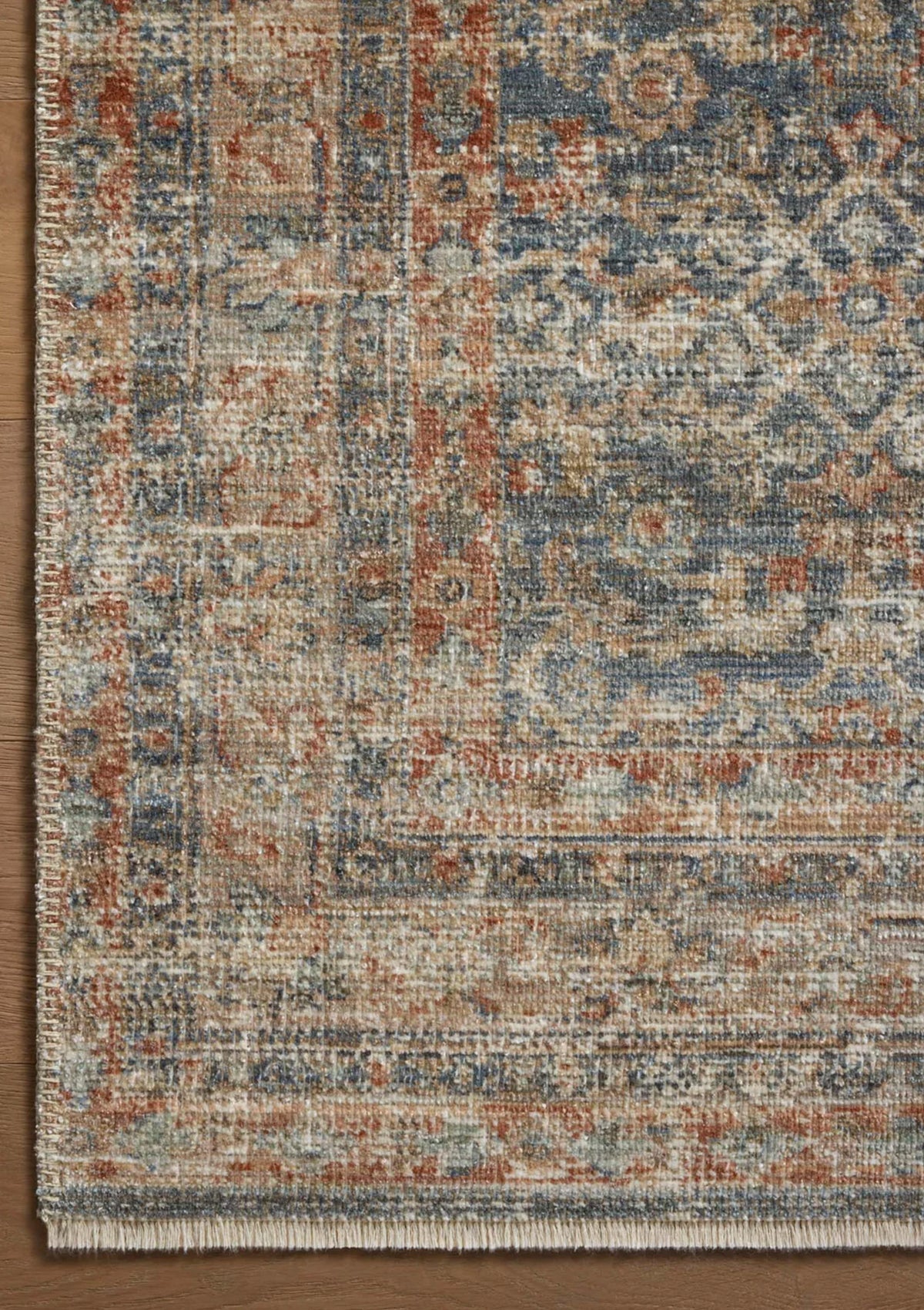 Heritage Blue/Rust Rug