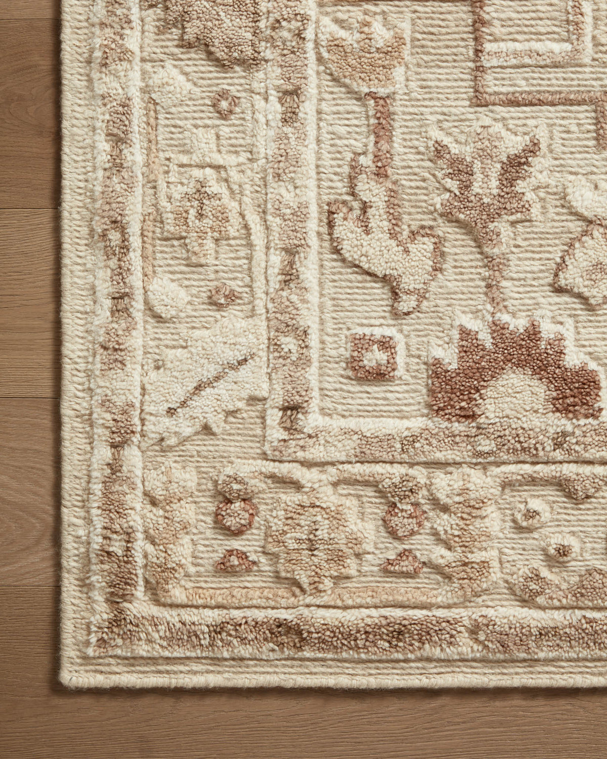 Ingrid Ivory/Earth Rug – detail