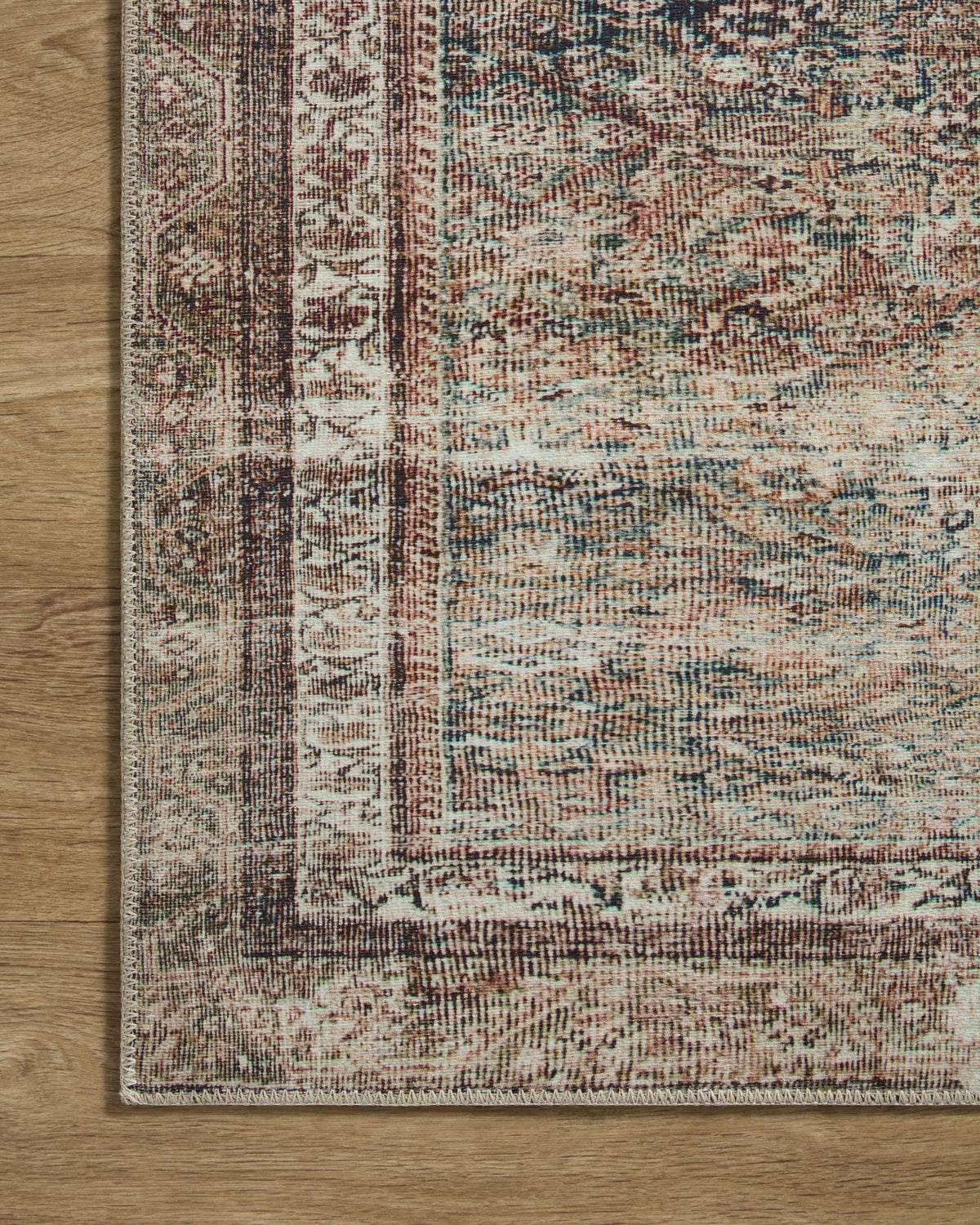 Jules Ink/Terracotta Rug – detail