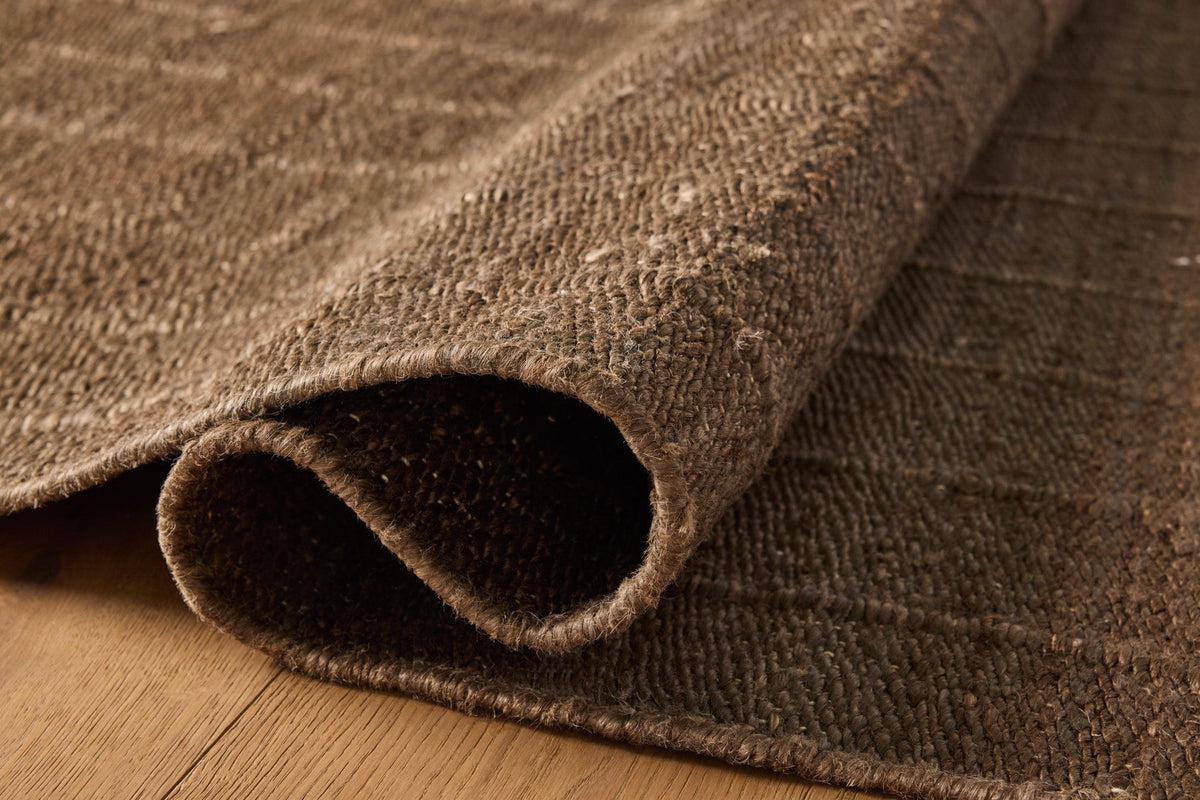 Laken Chocolate/Natural Rug – detail