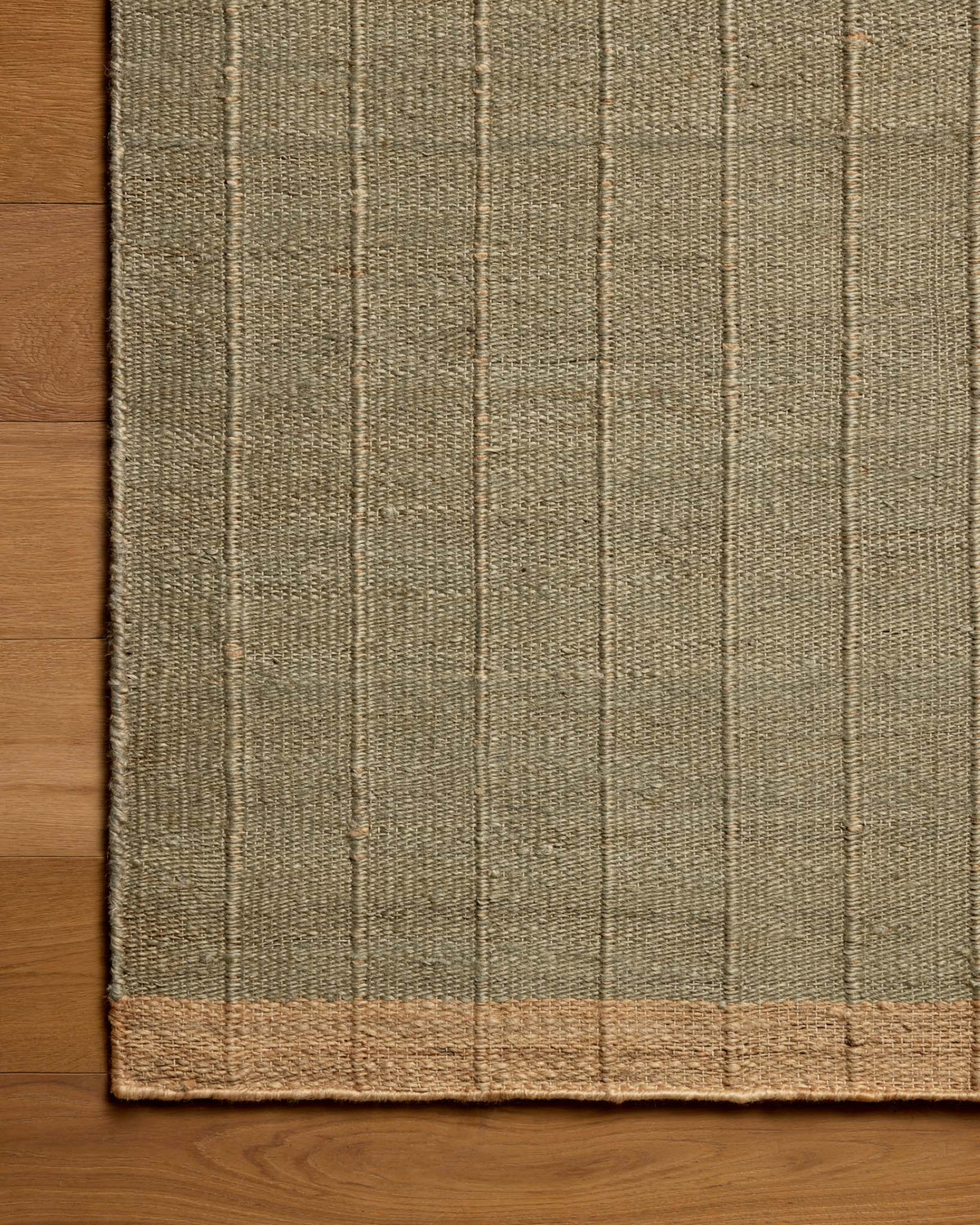 Laken Sage/Natural Rug – detail