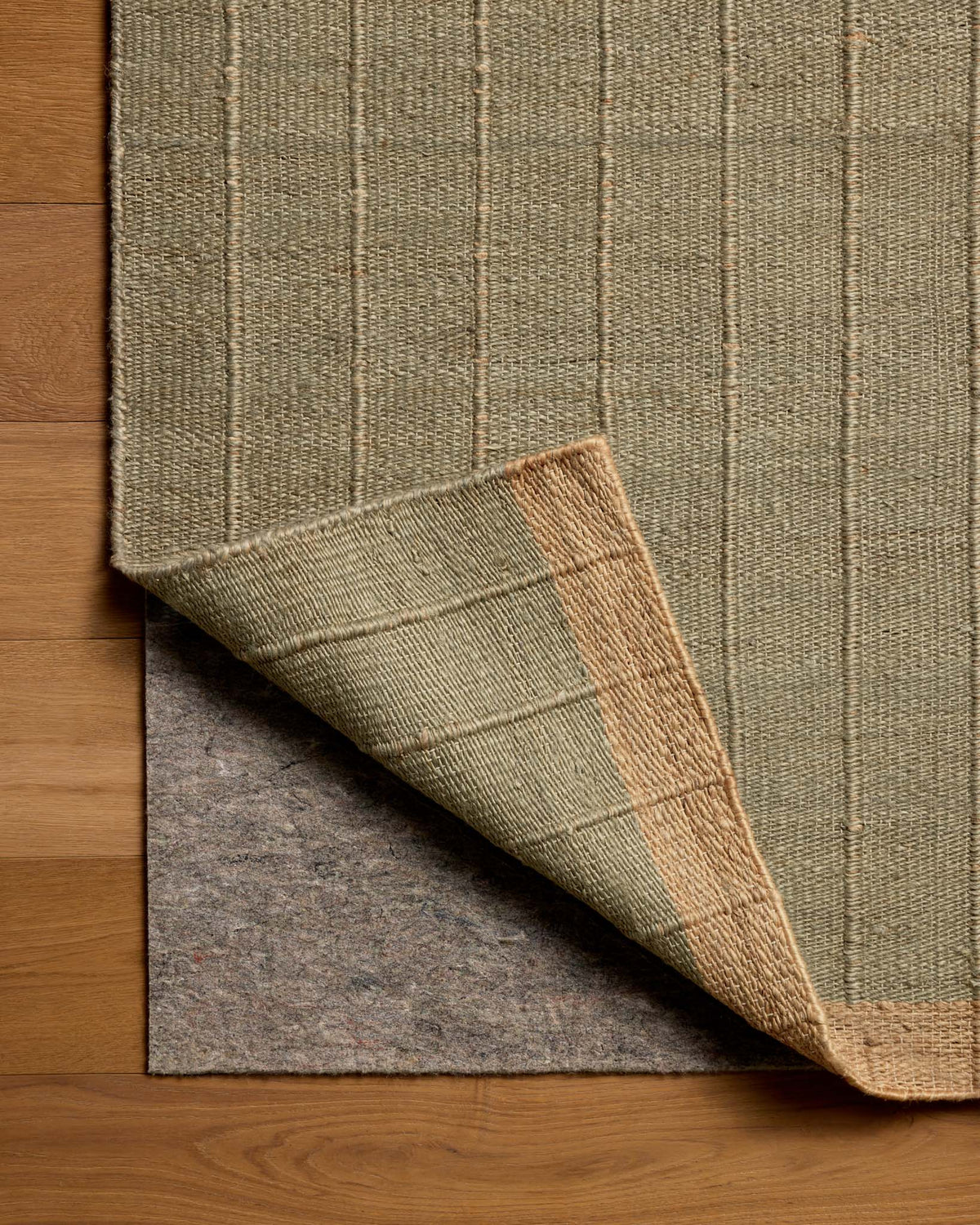 Laken Sage/Natural Rug – detail
