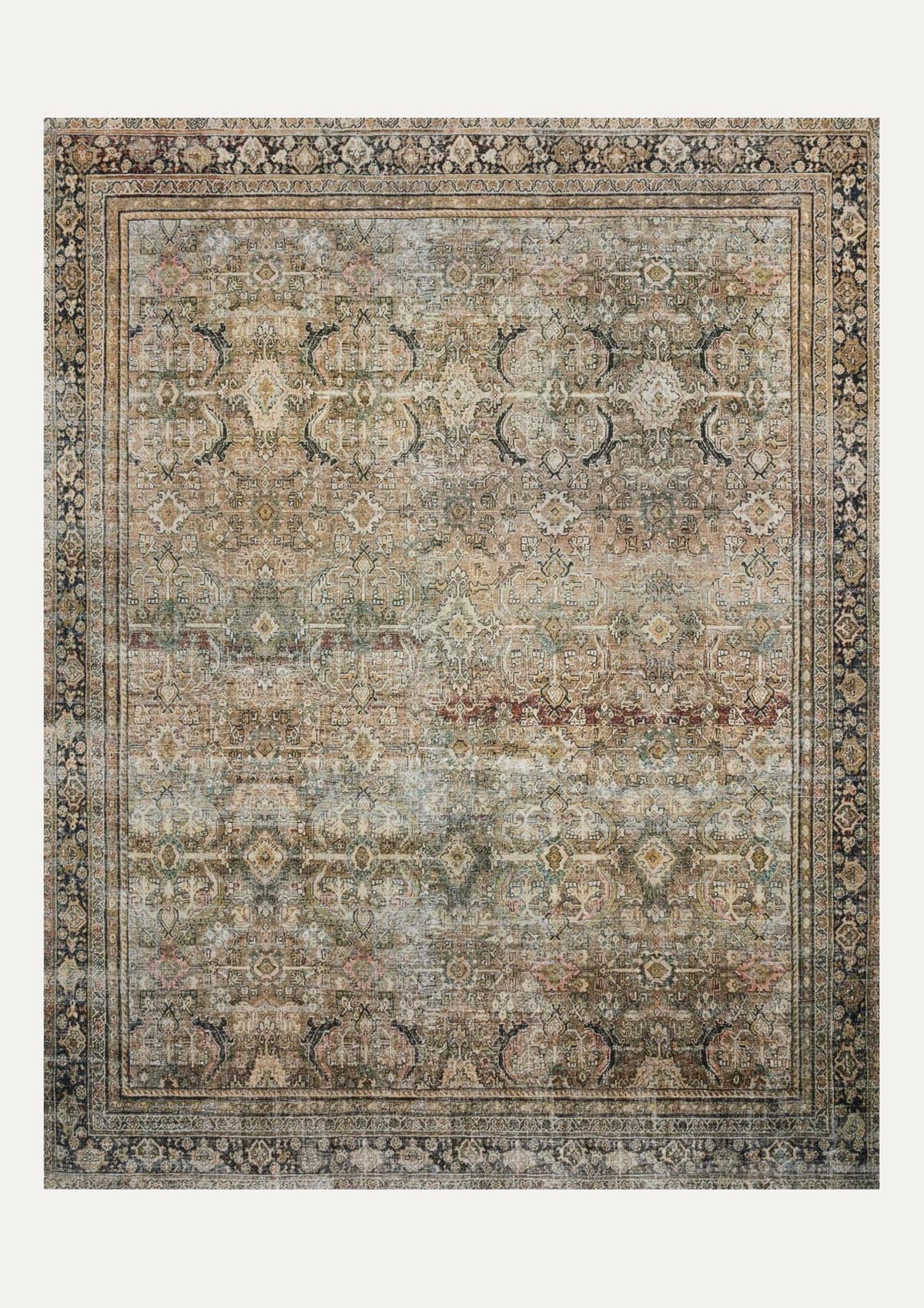 Layla Olive/Charcoal Rug