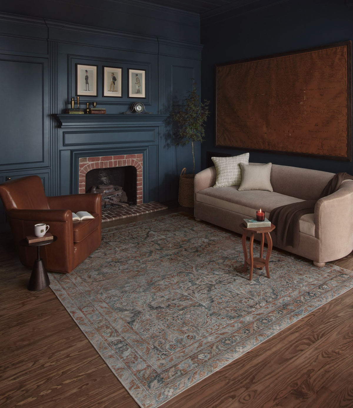 Lenna Ocean/Apricot Rug – detail
