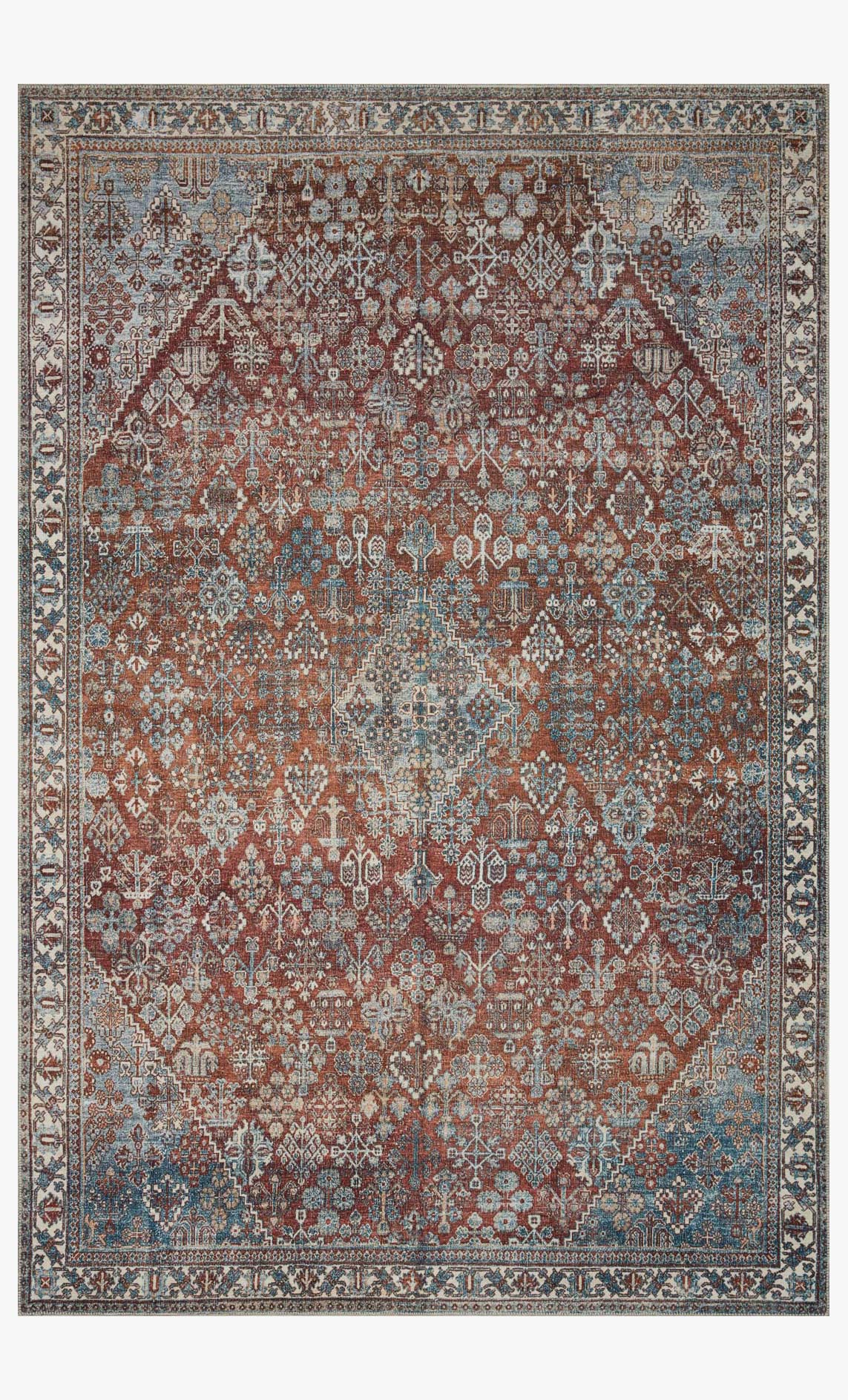 Lenna Brick/Sky Rug