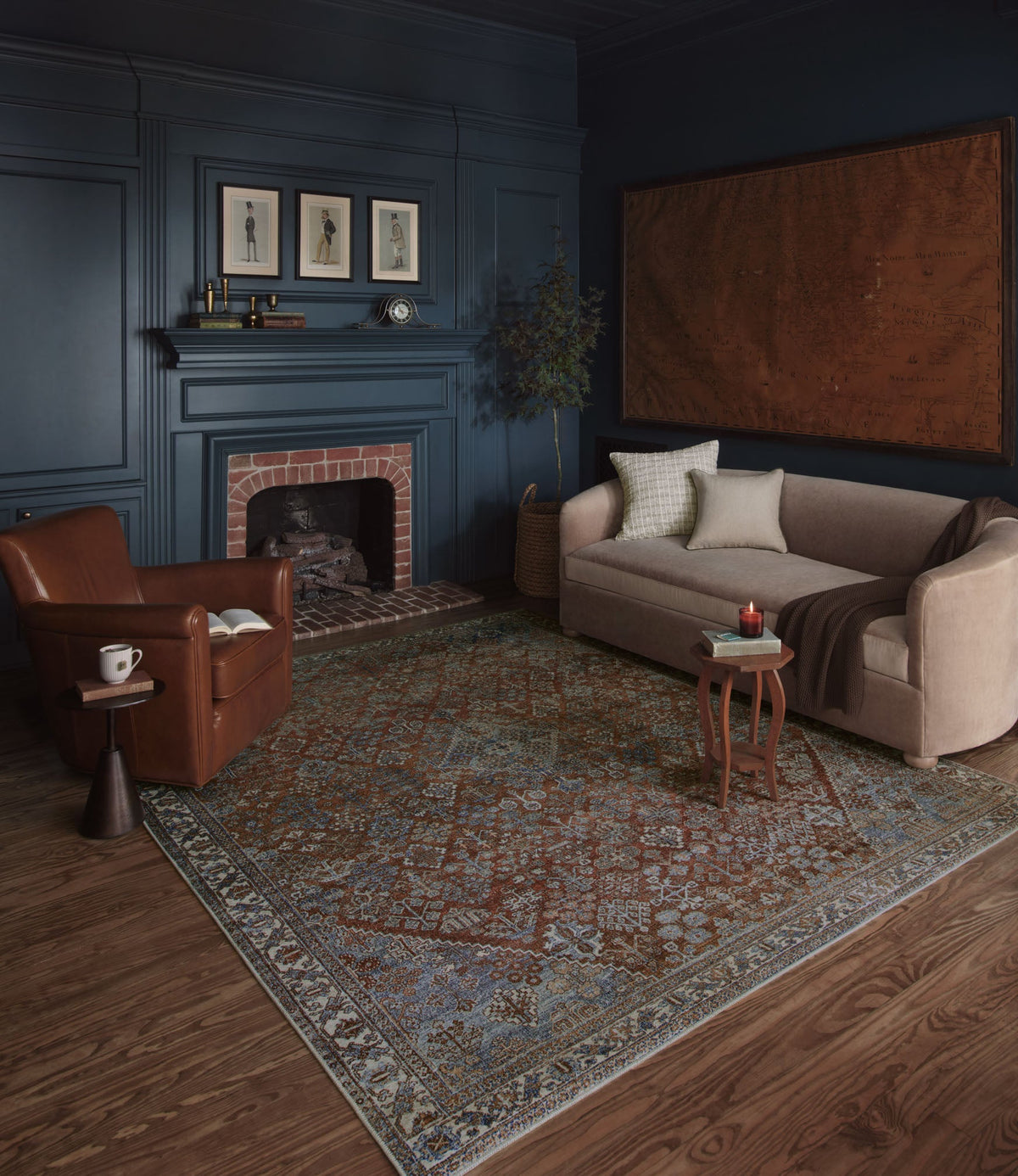 Lenna Brick/Sky Rug – detail