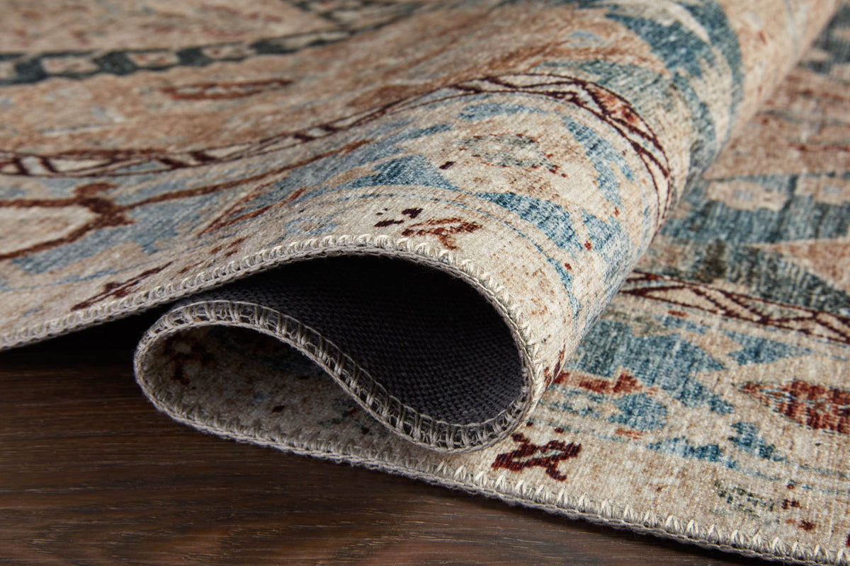 Lenna Denim/Sand Rug – detail