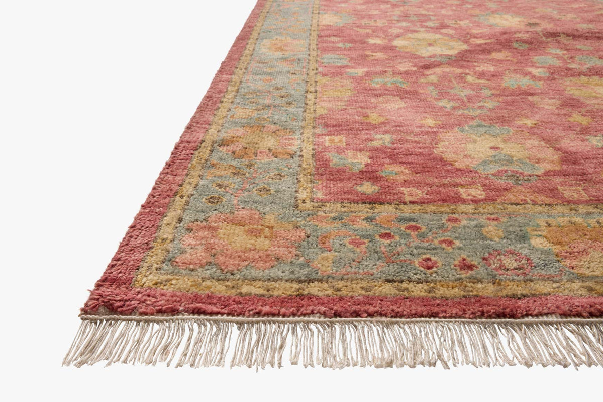 Lucille Berry/Sky Rug – corner detail