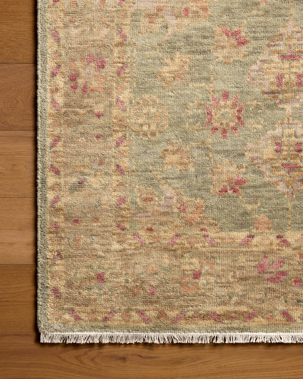 Lucille Green/Sunset Rug – detail