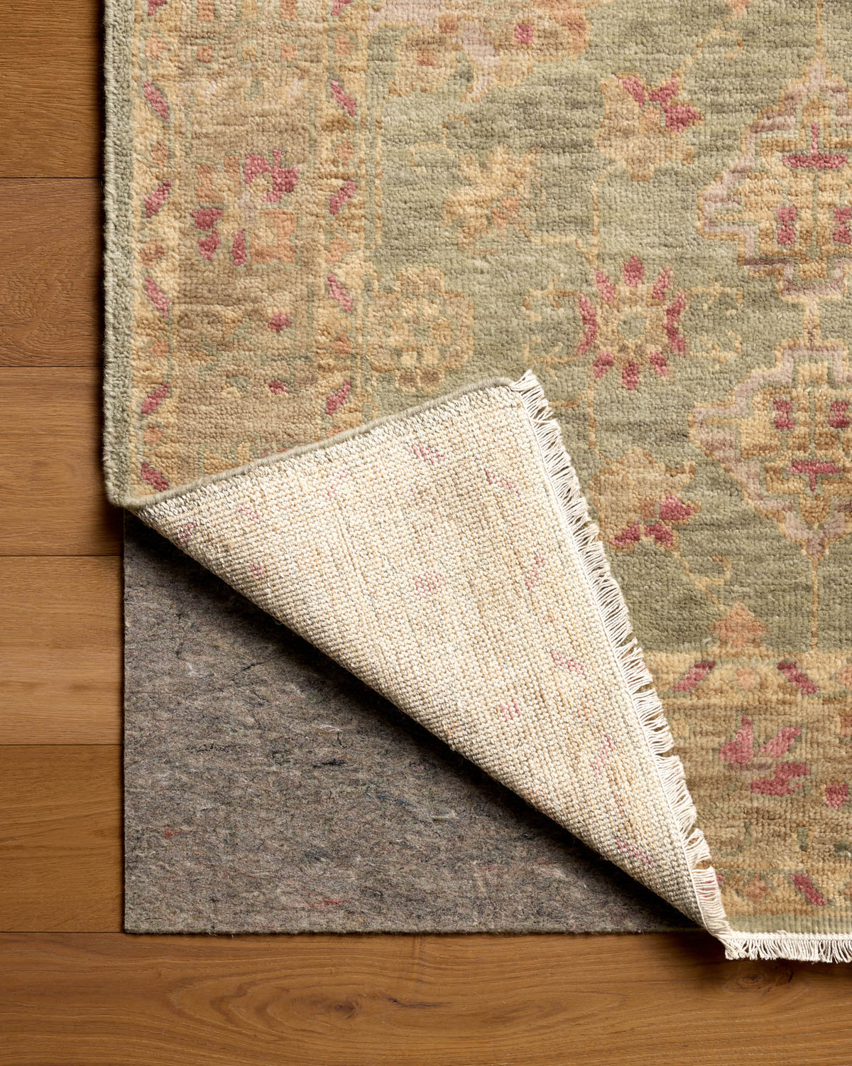 Lucille Green/Sunset Rug – detail