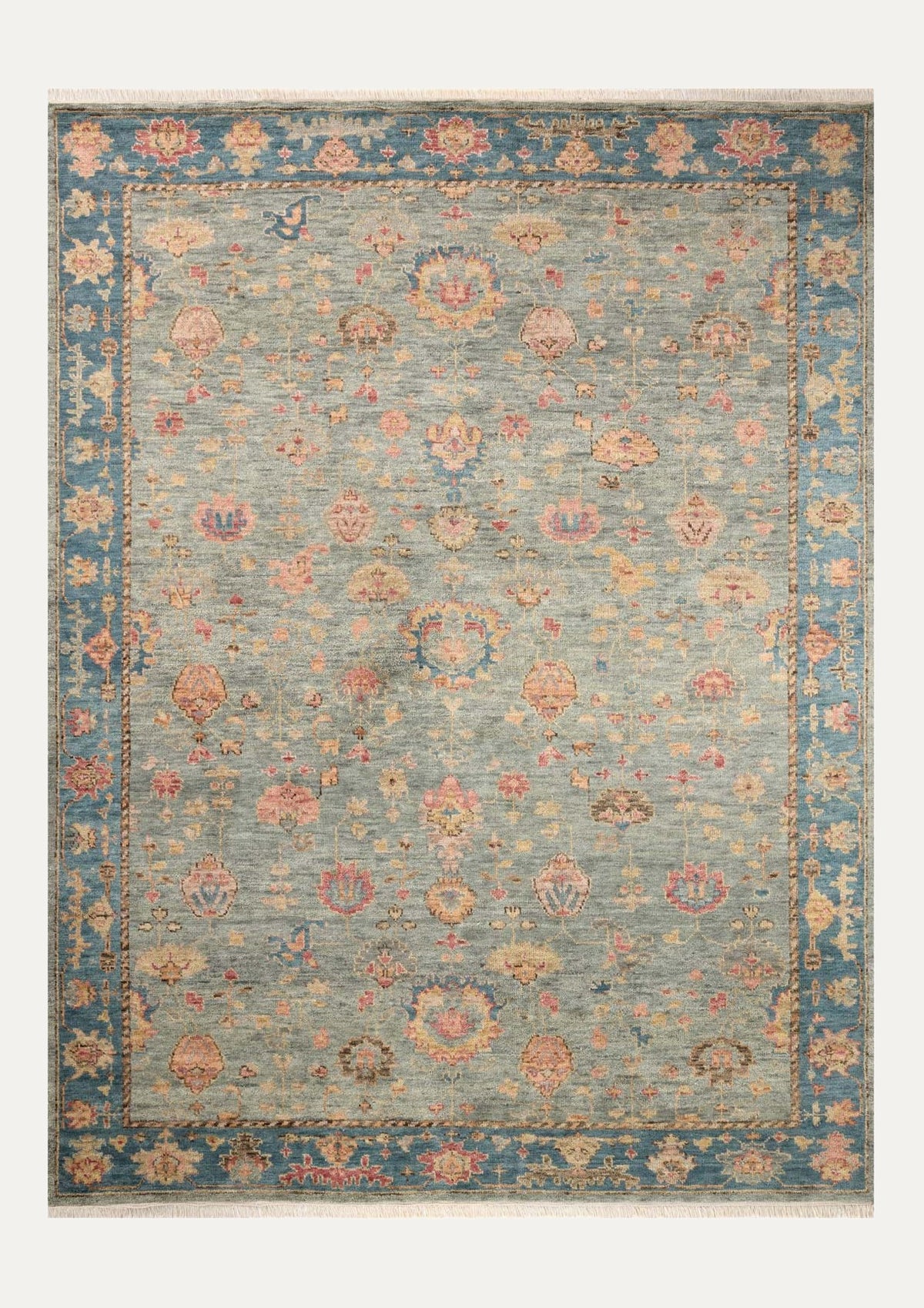 Lucille Blue/Multi Rug | Magnolia Home by Joanna Gaines × Loloi