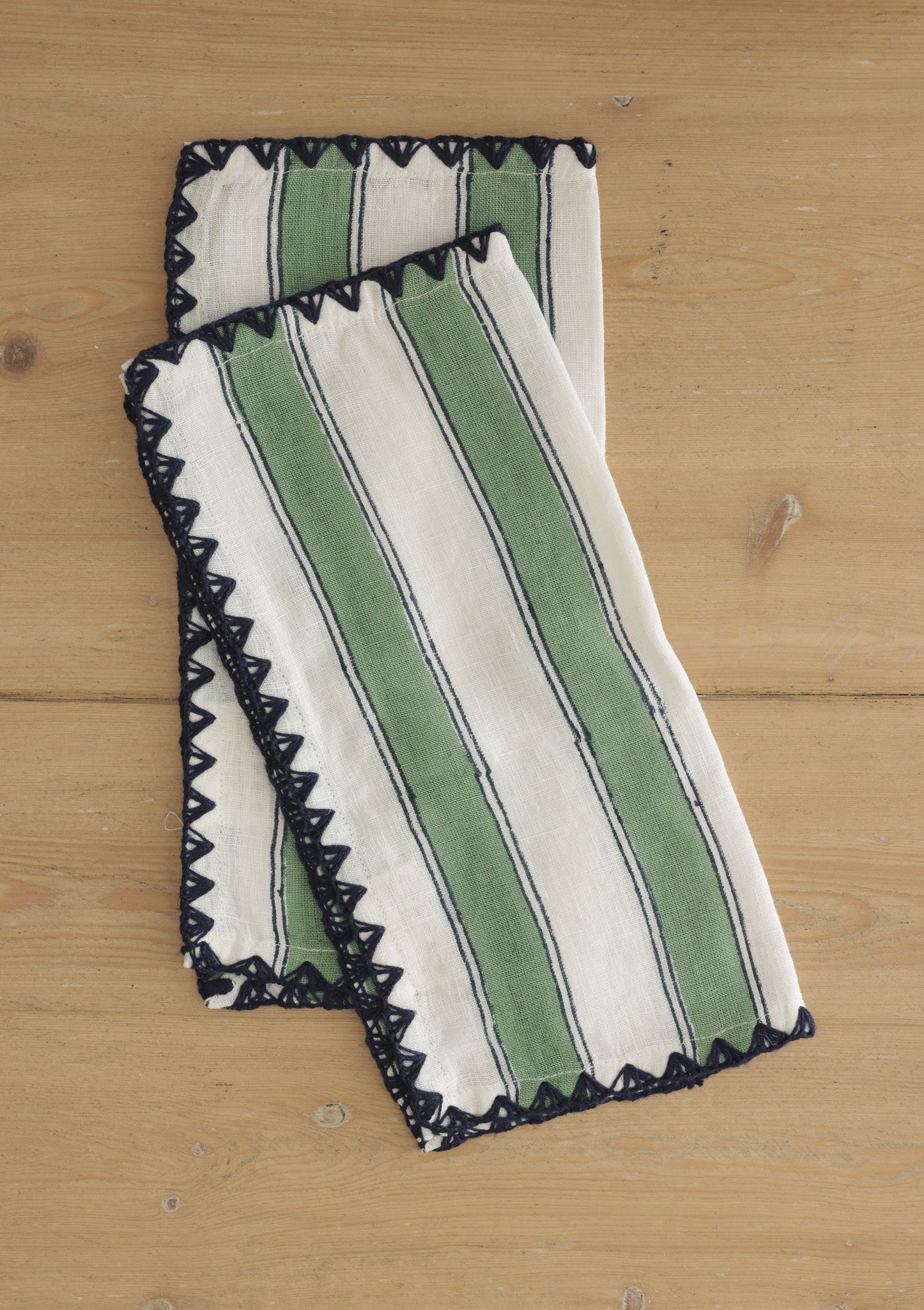Linen Heritage Stripe Napkin Set