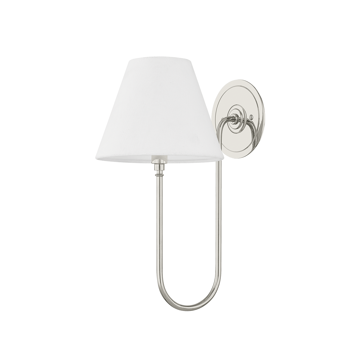 Hawthorne Wall Sconce in Polished Nickel
