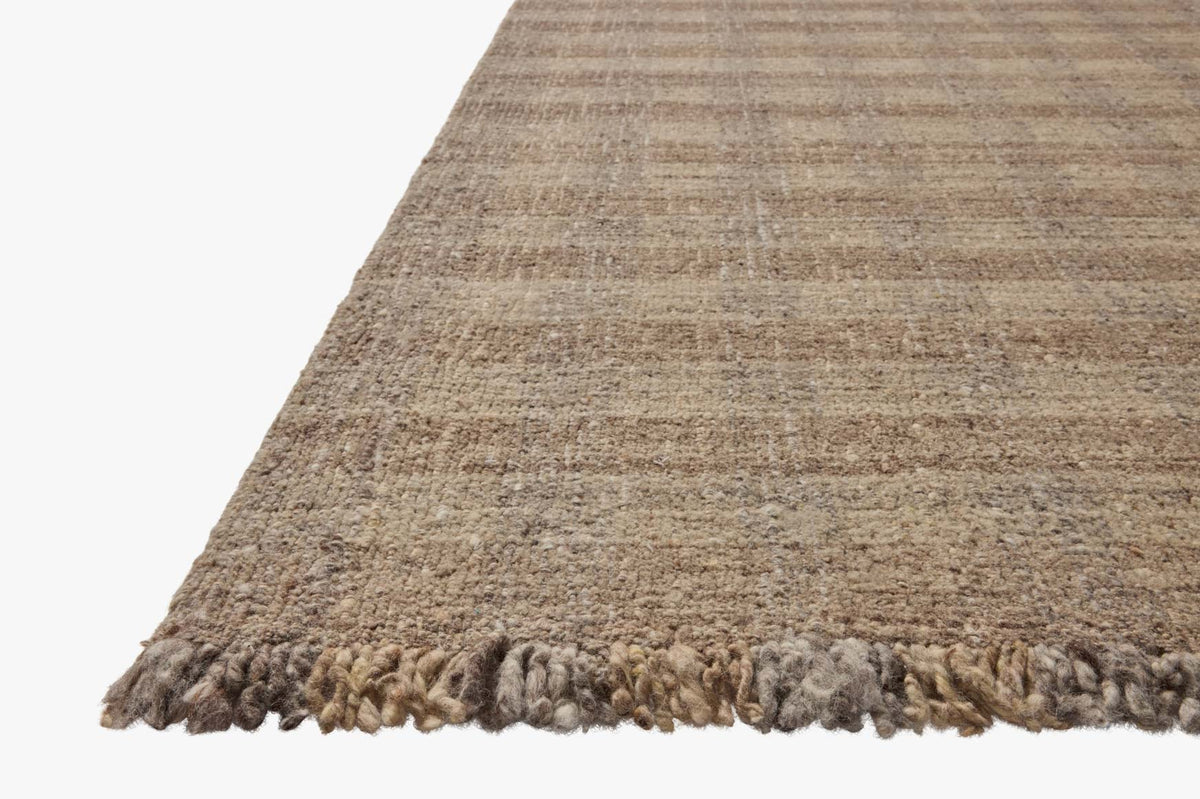 Merritt Natural/Stone Rug – corner detail
