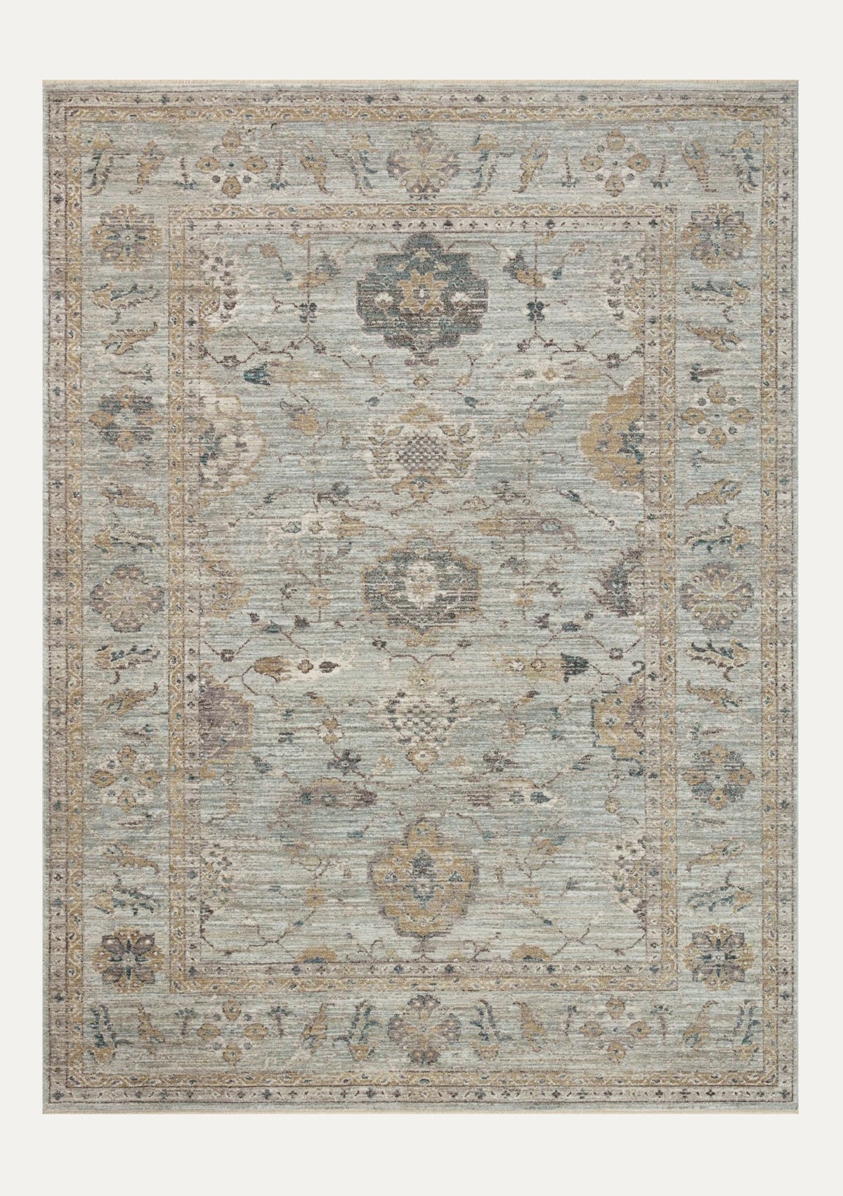 Millie Sky/Gold Rug | Magnolia Home by Joanna Gaines × Loloi