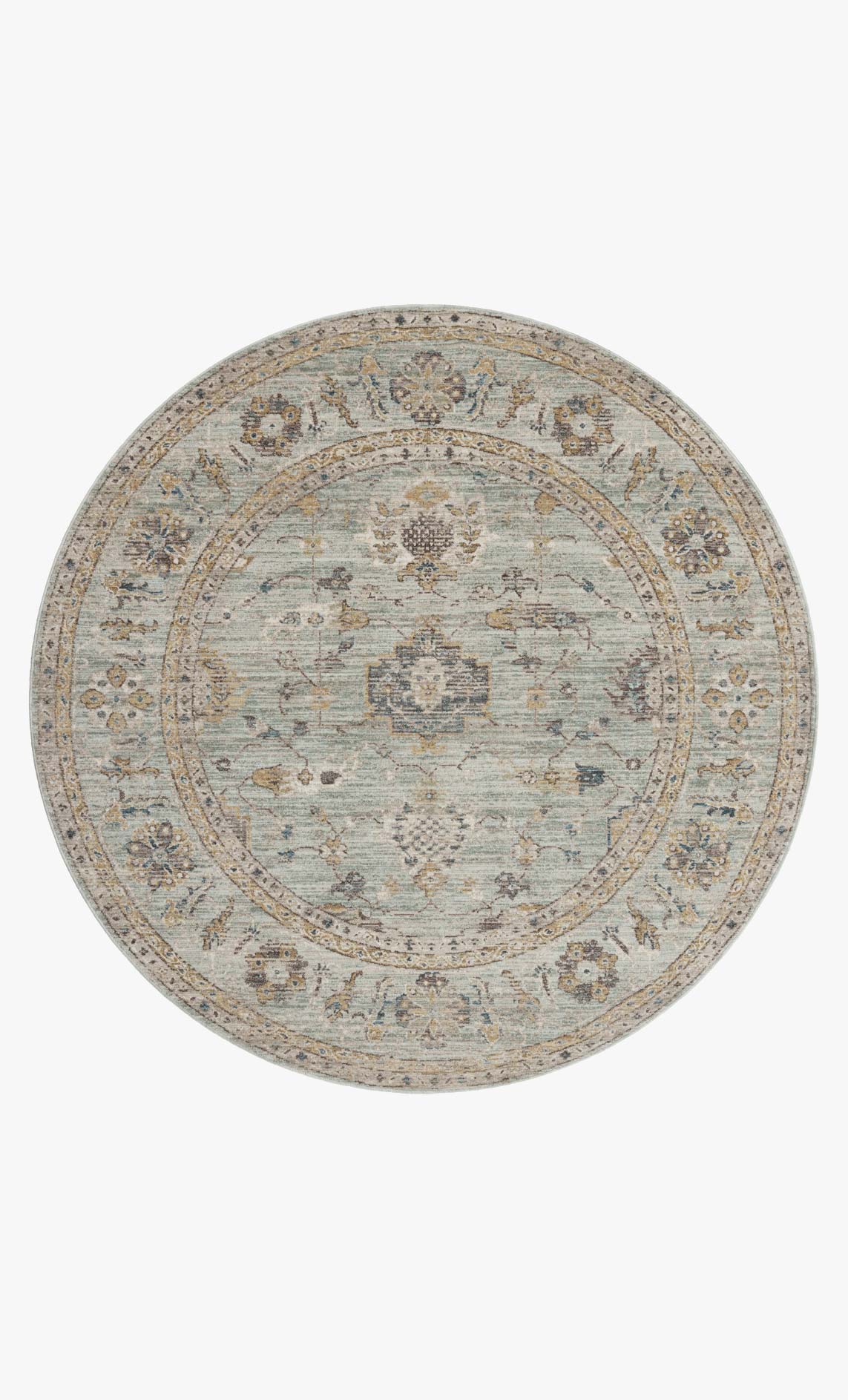 Millie Sky/Gold Rug – detail