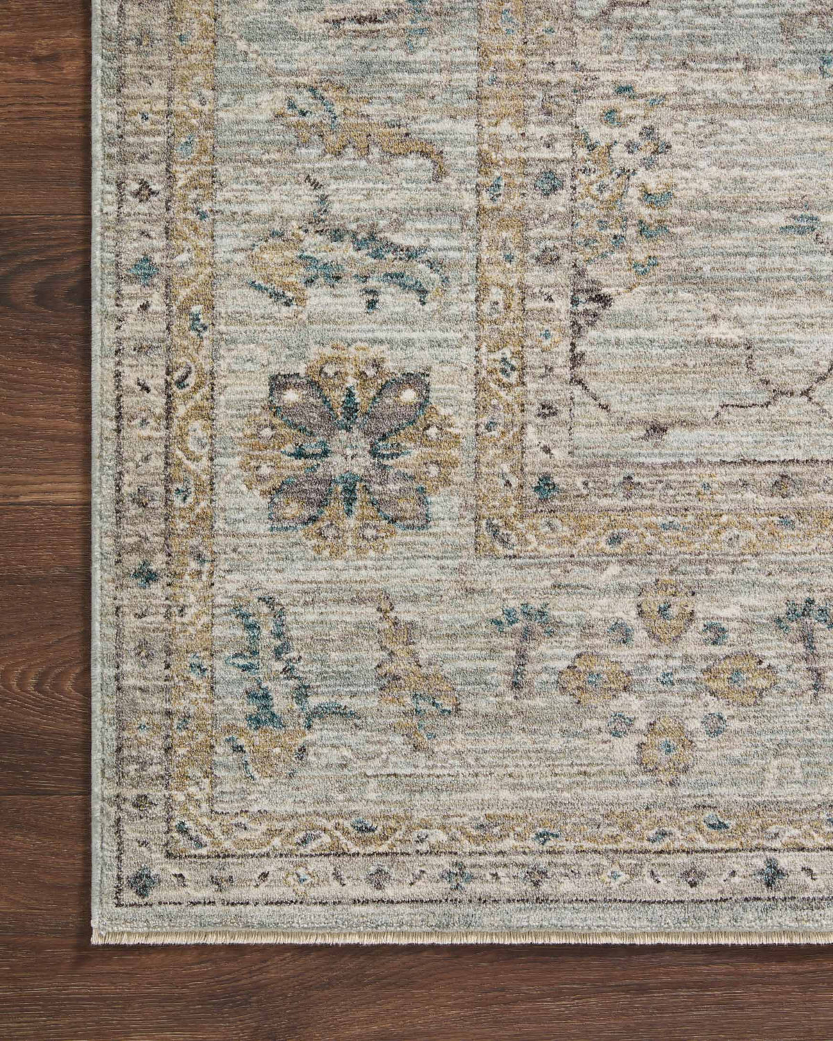 Millie Sky/Gold Rug – detail