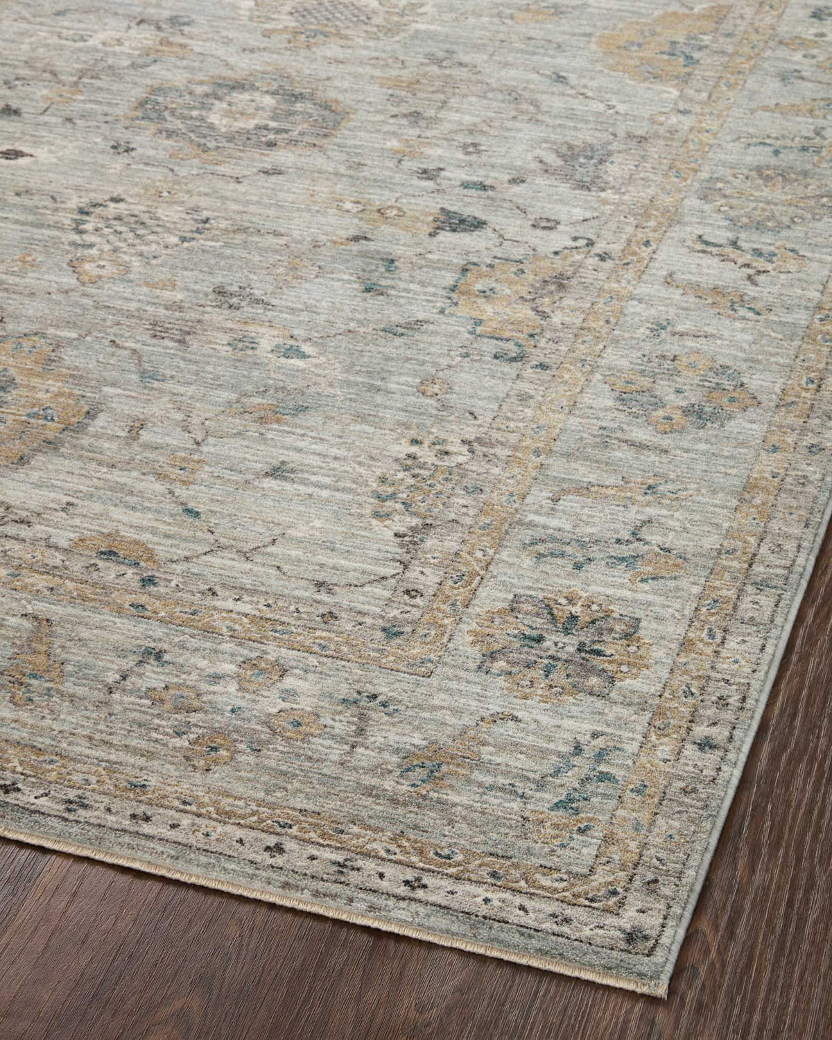 Millie Sky/Gold Rug – detail