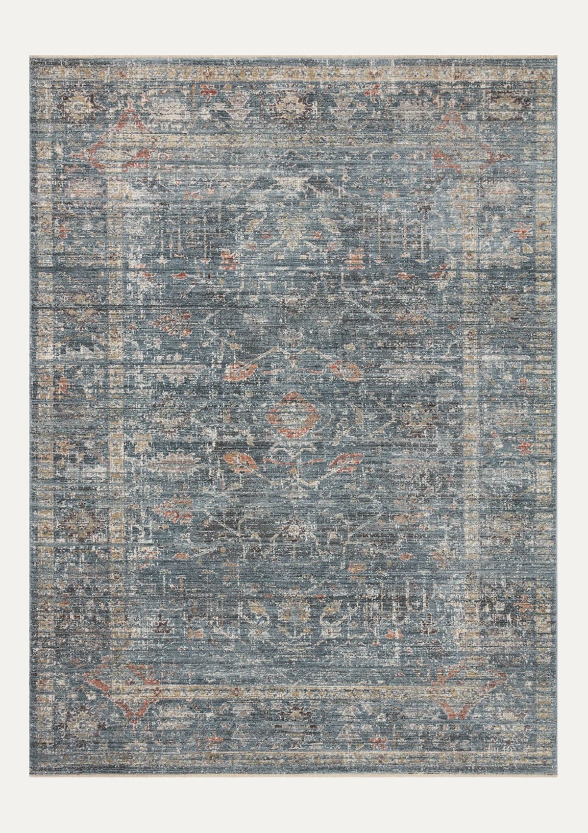 Millie Denim/Multi Rug | Magnolia Home by Joanna Gaines × Loloi