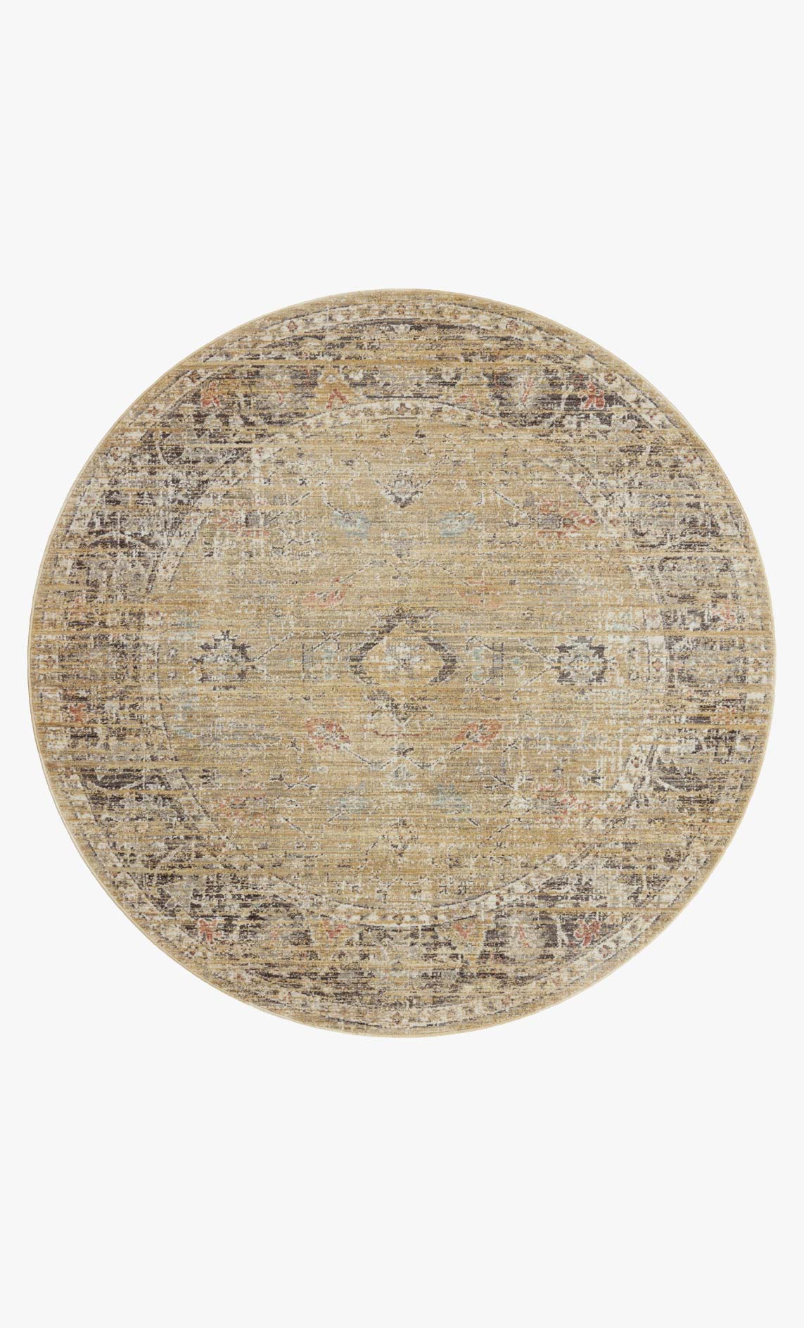 Millie Gold/Charcoal Rug – detail